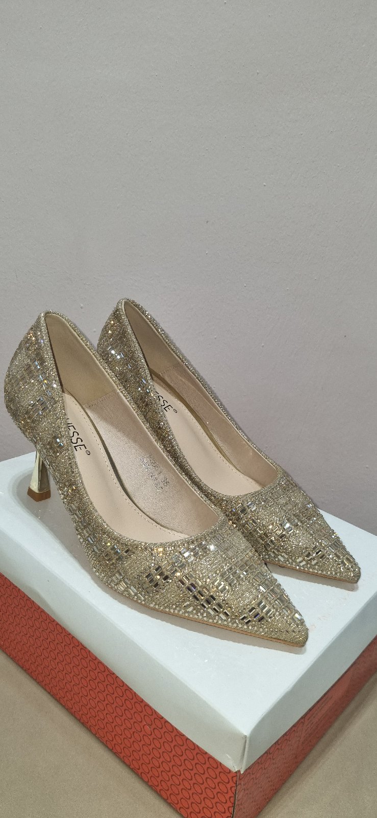 Escarpin dorés 
