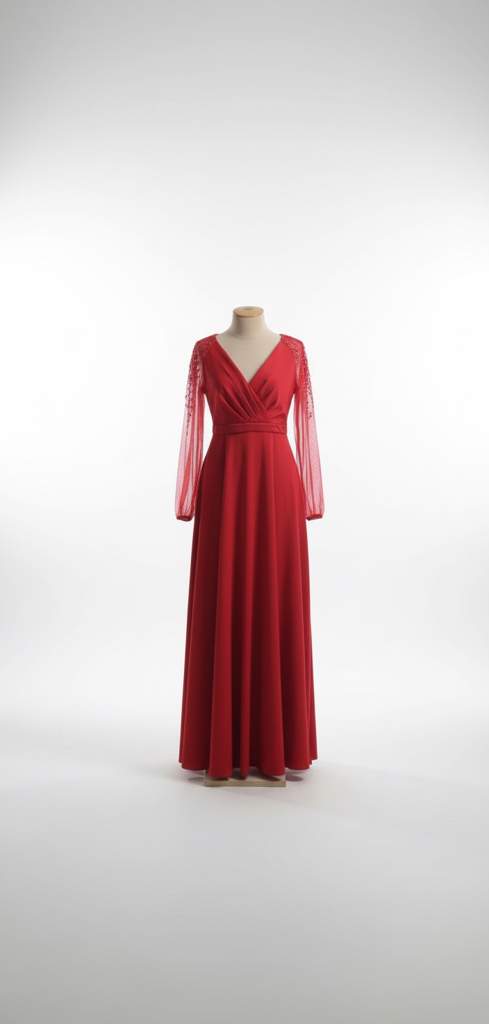 Robe soire voile 