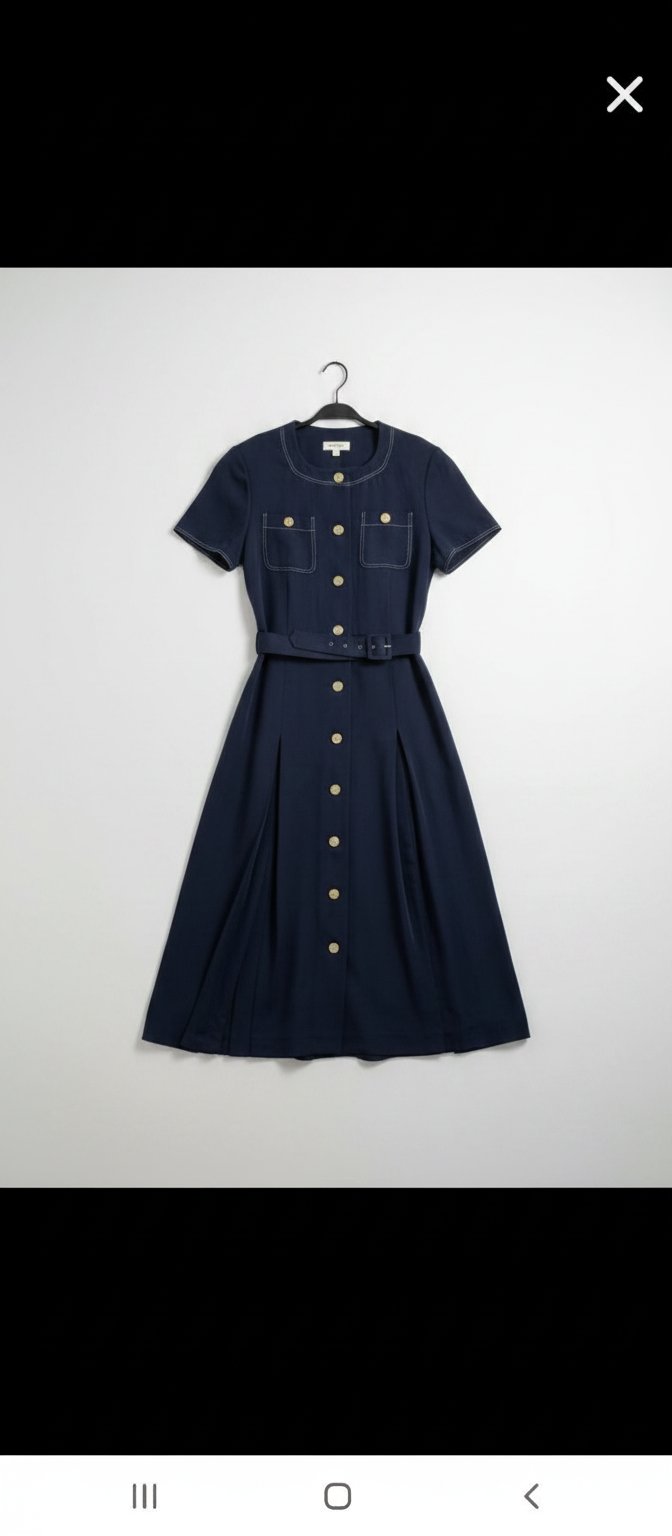 Robe bleu marine 
