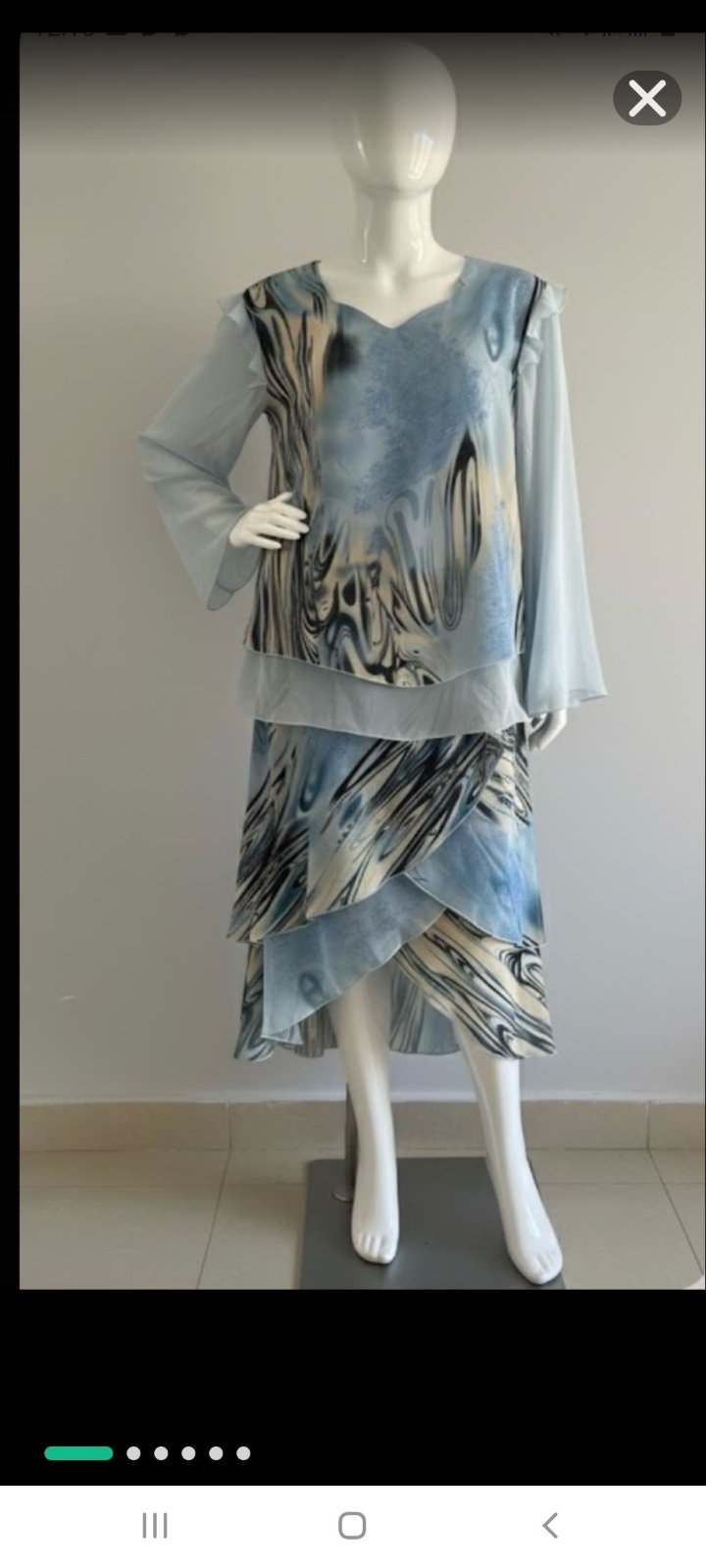 Ensemble jupe et haut manche longue 
