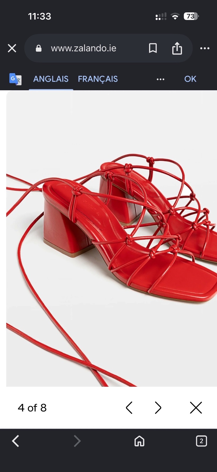 Sandales stradivarius