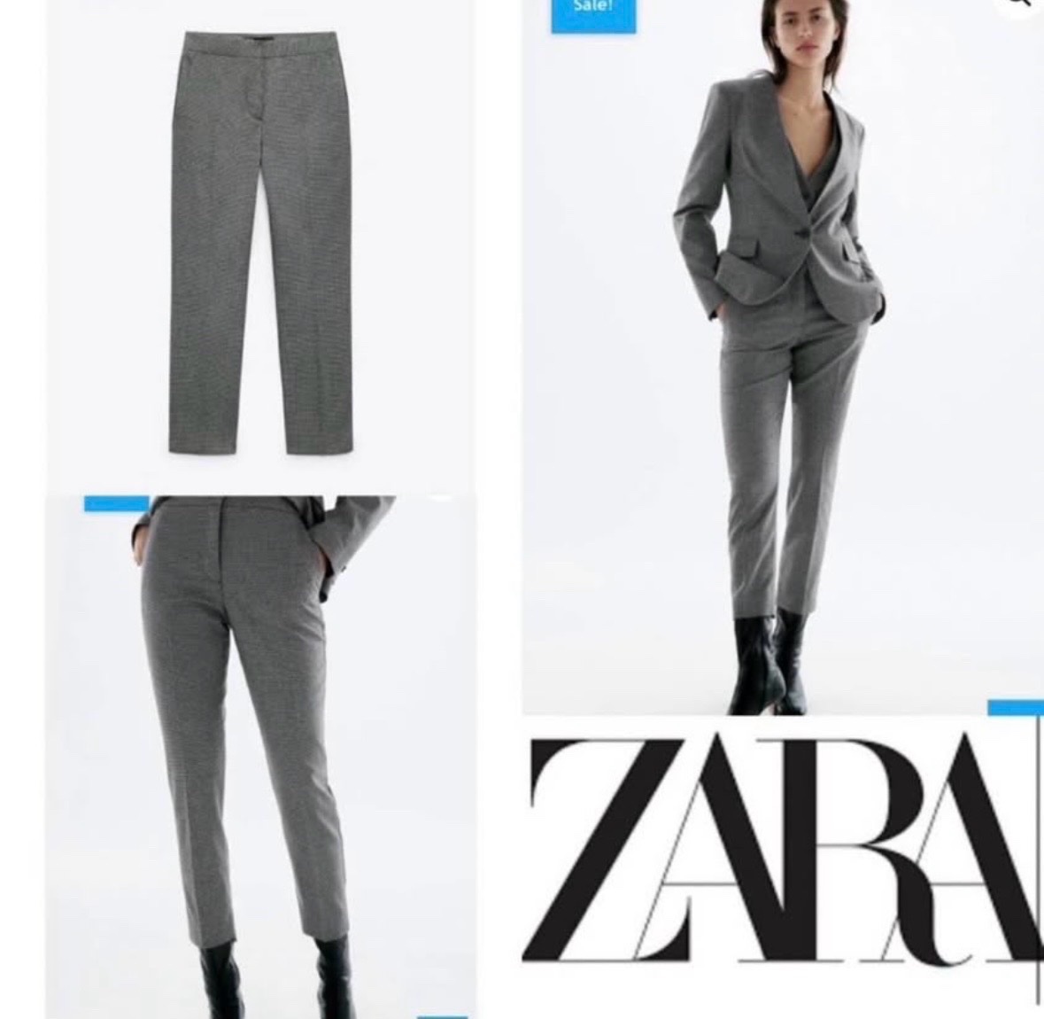 Pantalon tailleur Zara