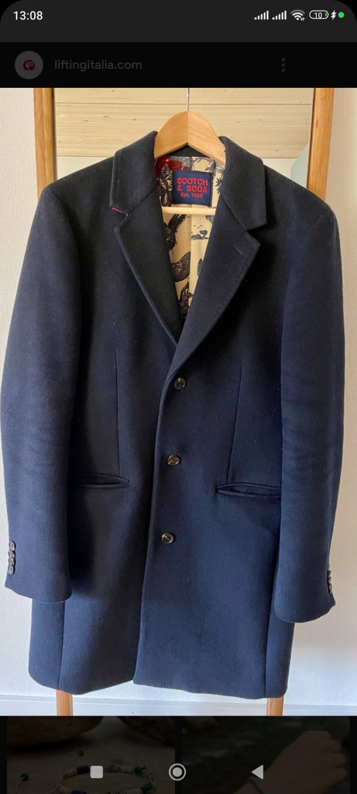 Manteau en laine Scotsh&Soda 