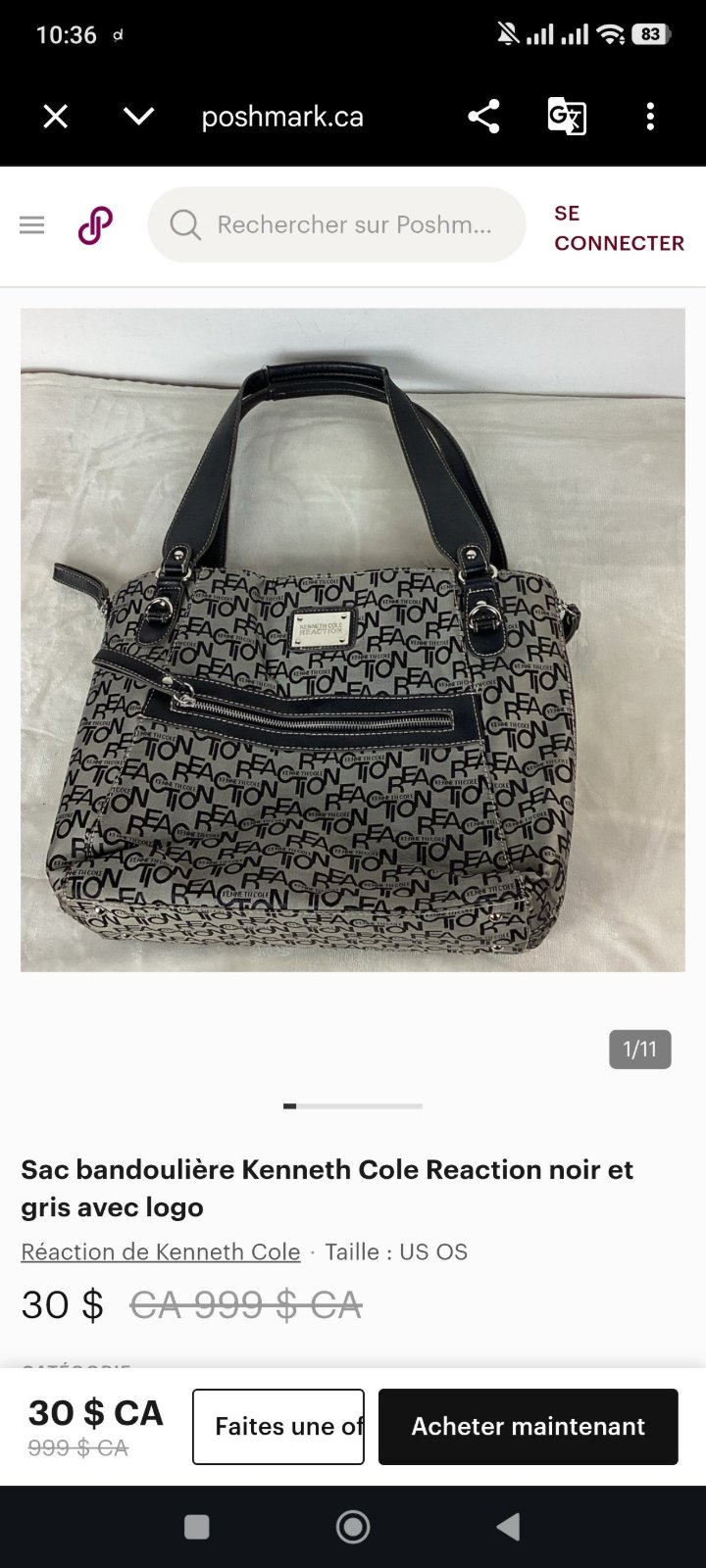 Sac à bandoulière Kenneth Cole