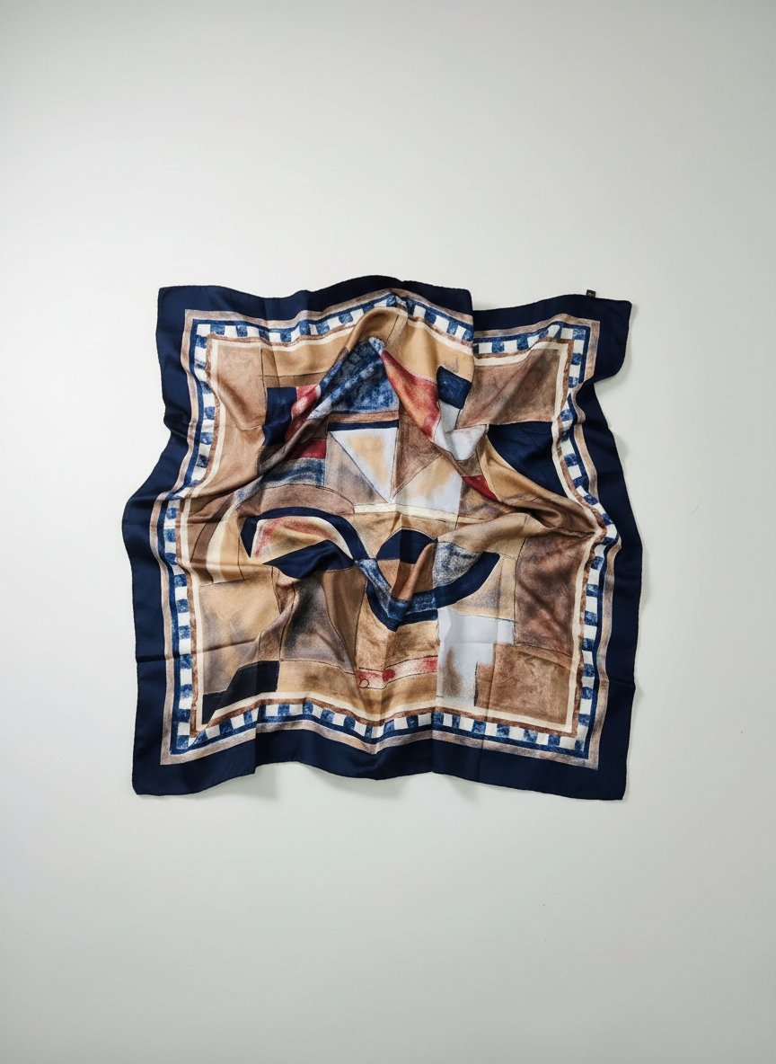 Foulard en soie Carlo Margo