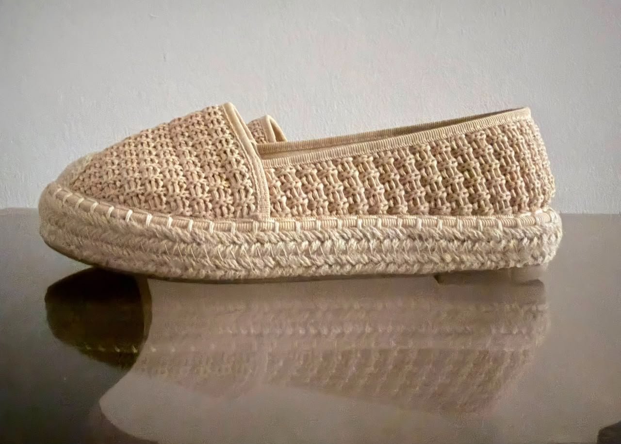 Ballerine en crochet et Halfa 