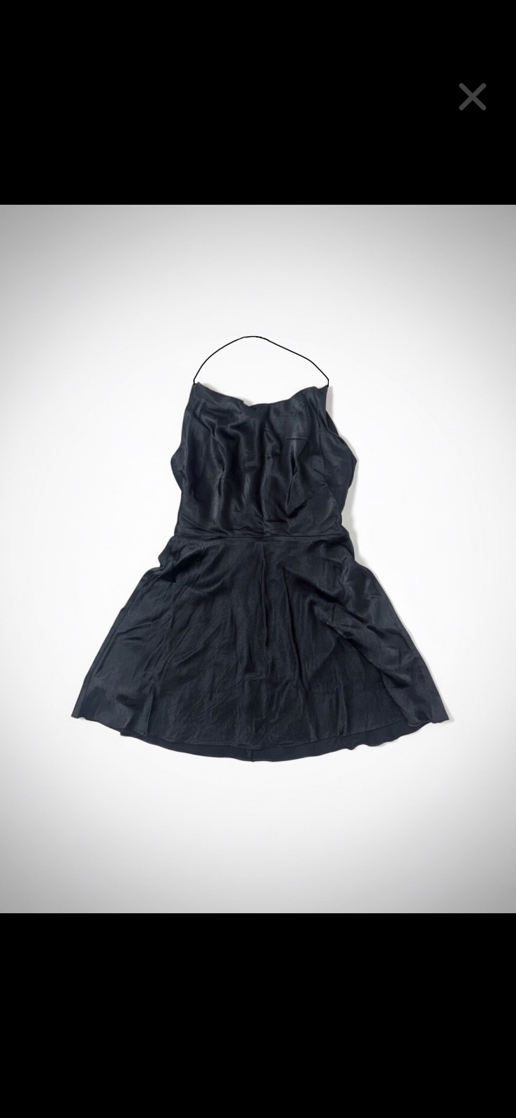 Robe effet satinée
