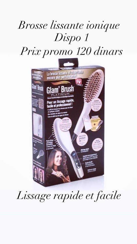 Brosse lissante Ionique en céramique 
