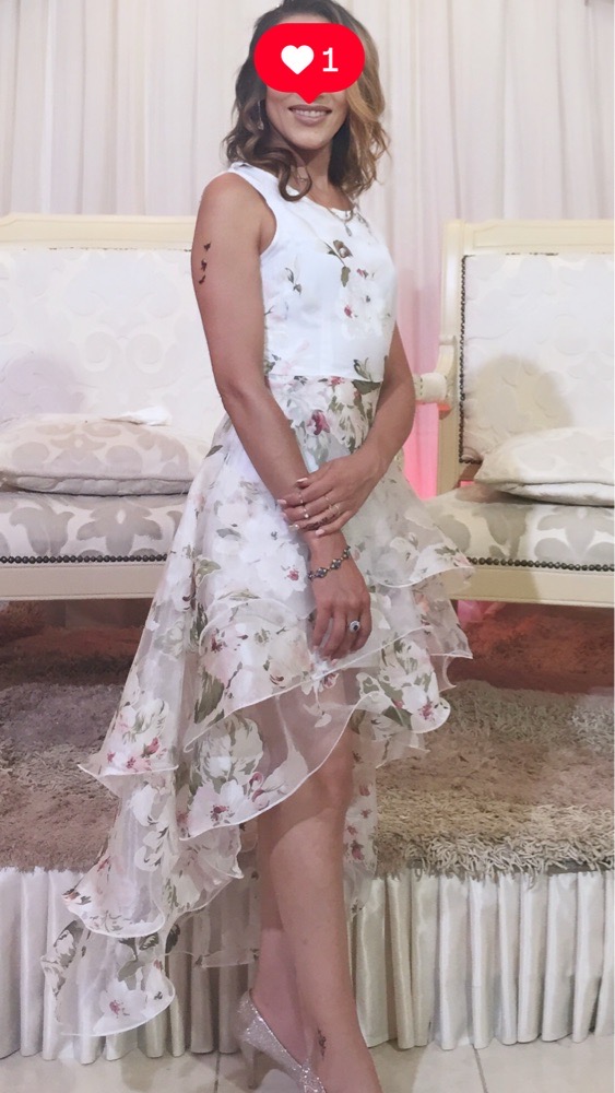 Robe en organza Imprimé floral 
