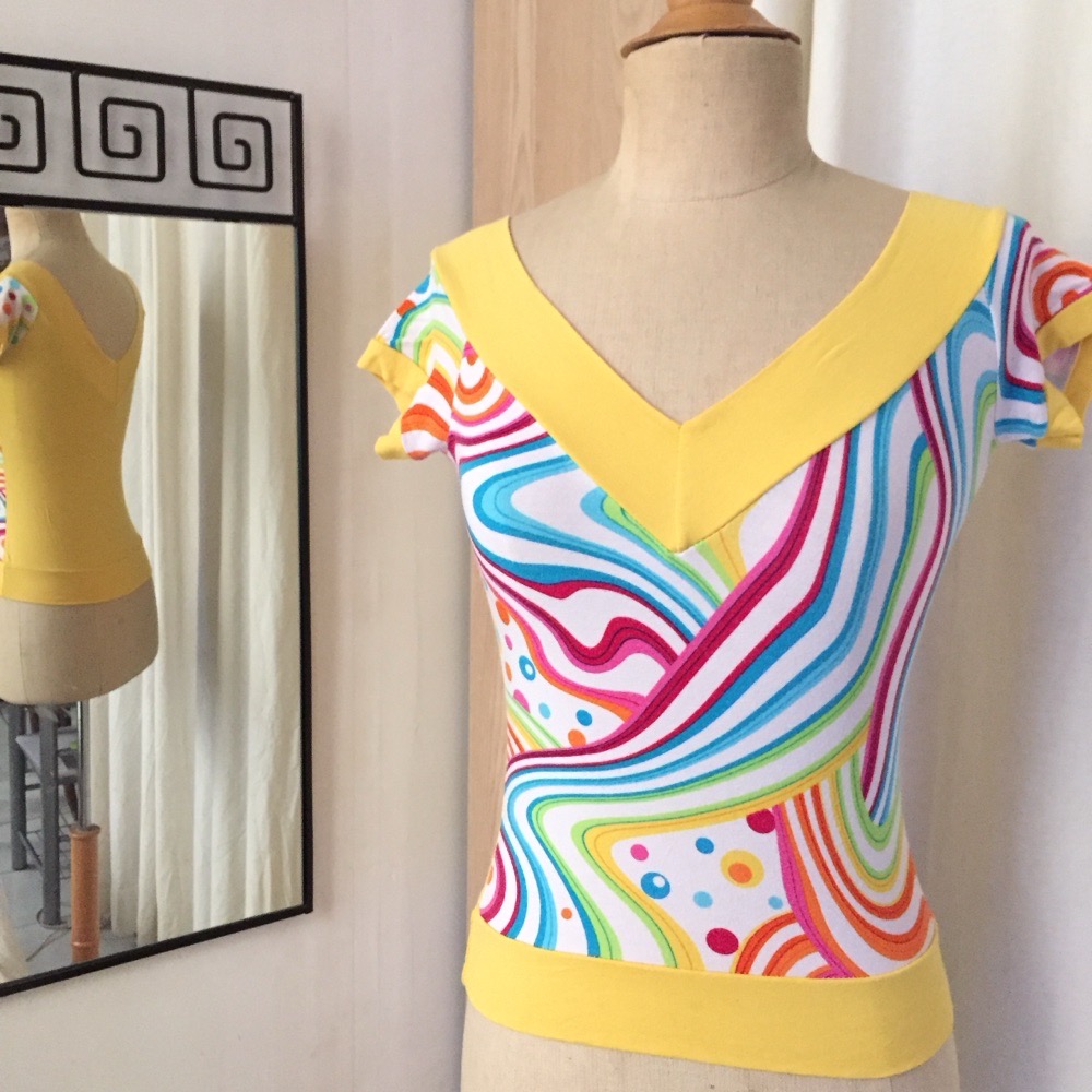 T-shirt col V 