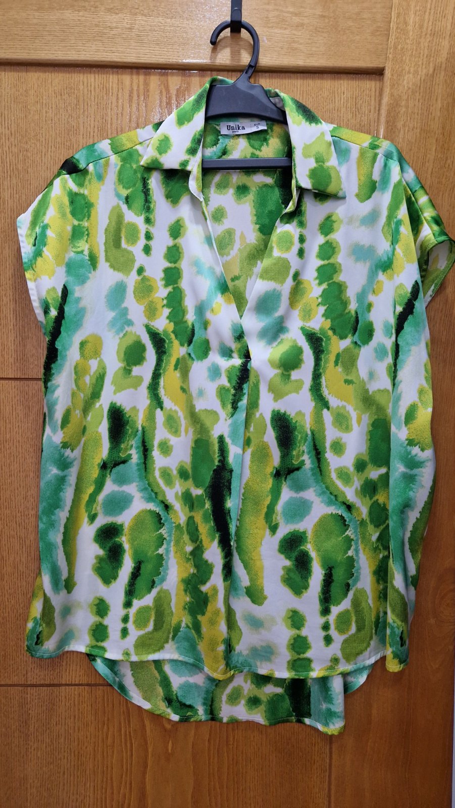 Blouse effet satiné 