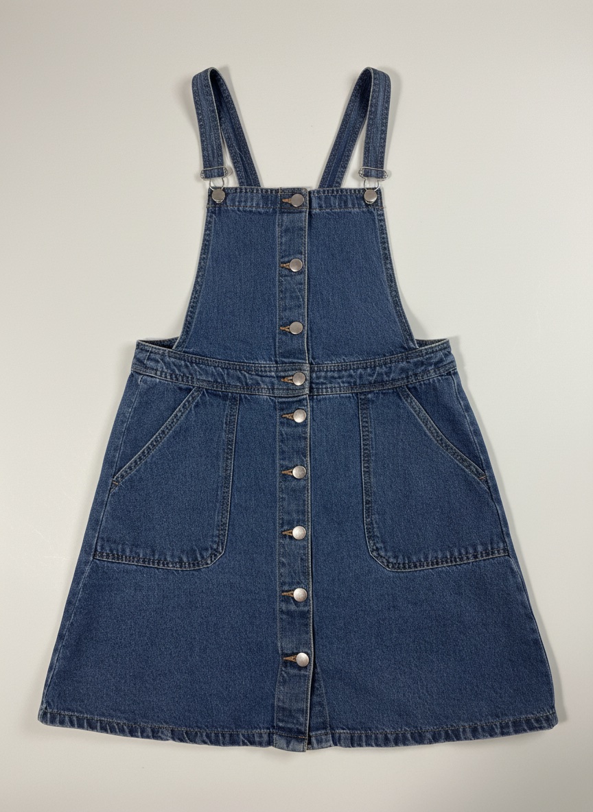 Robe salopette en jean 