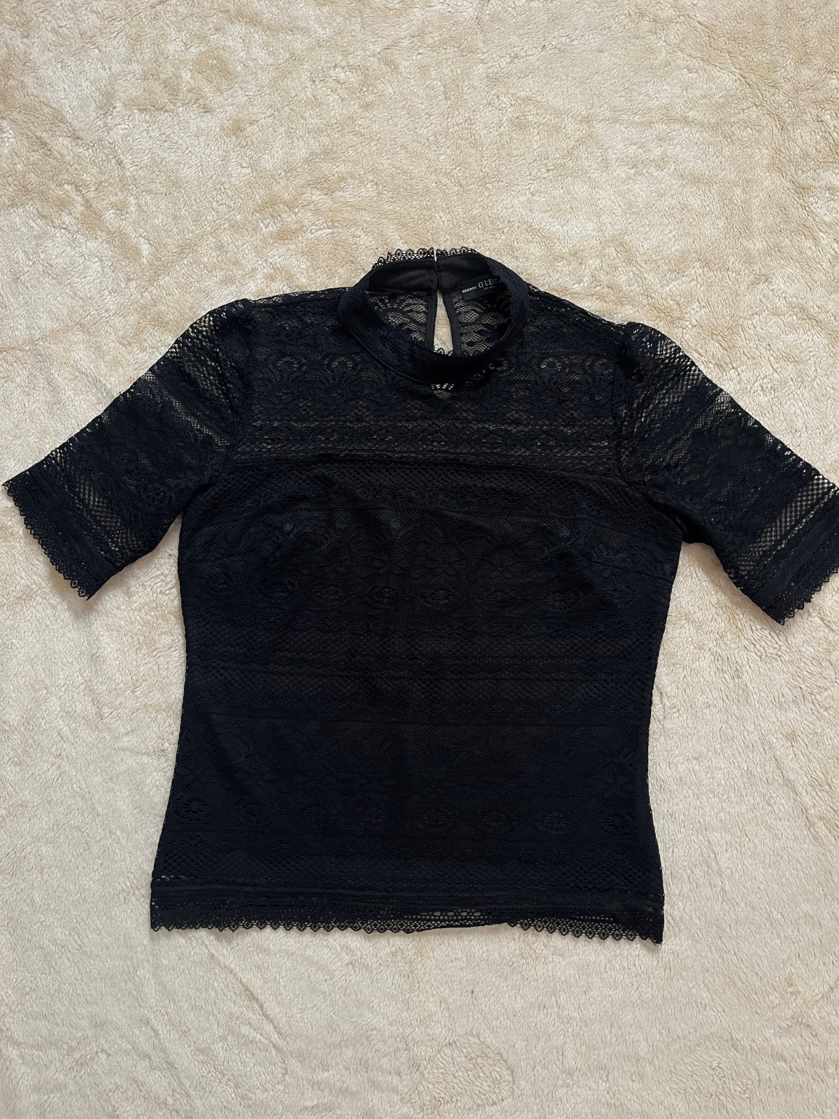 T-shirt en dentelle guess 