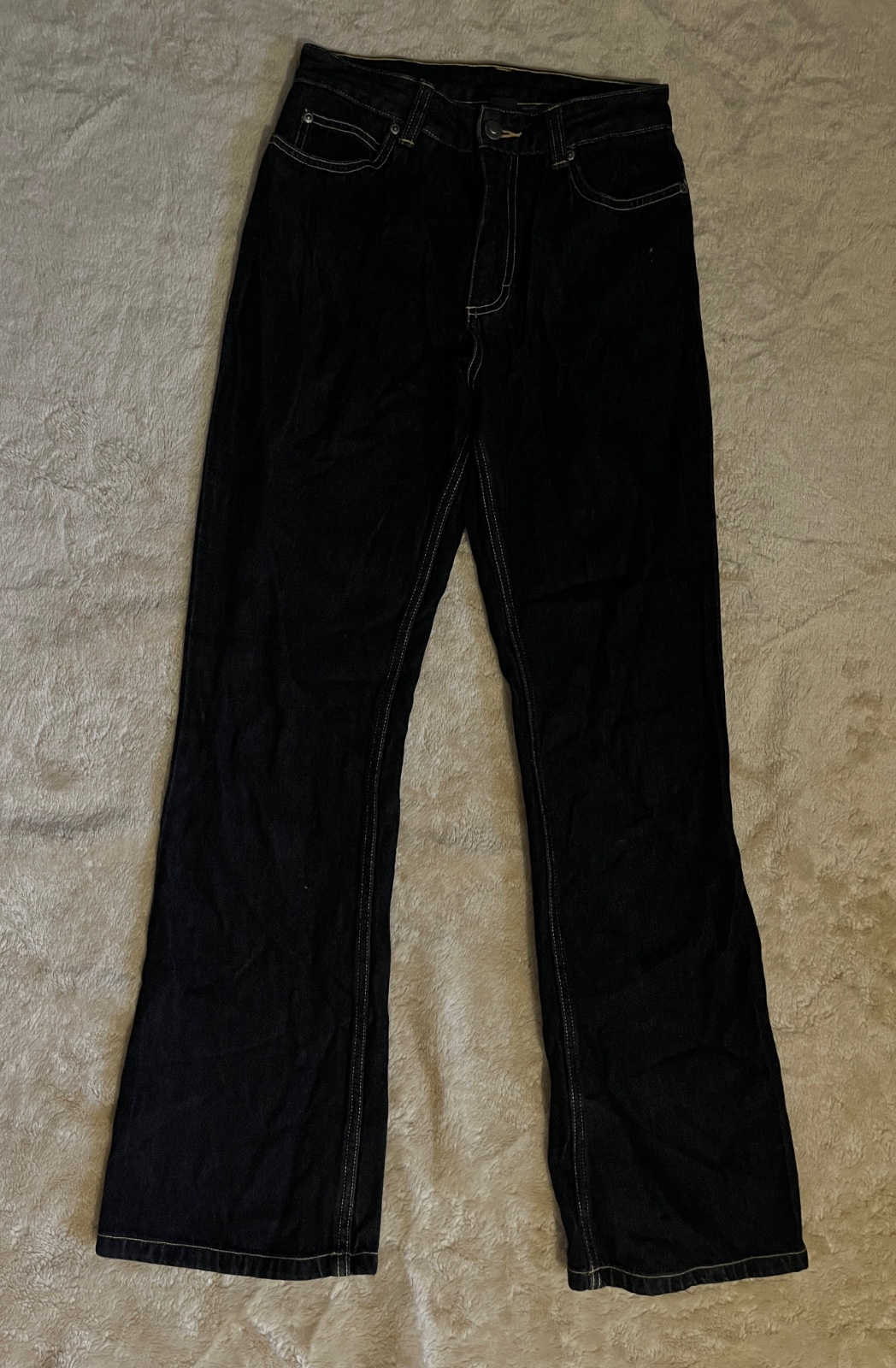 A black denim jeans