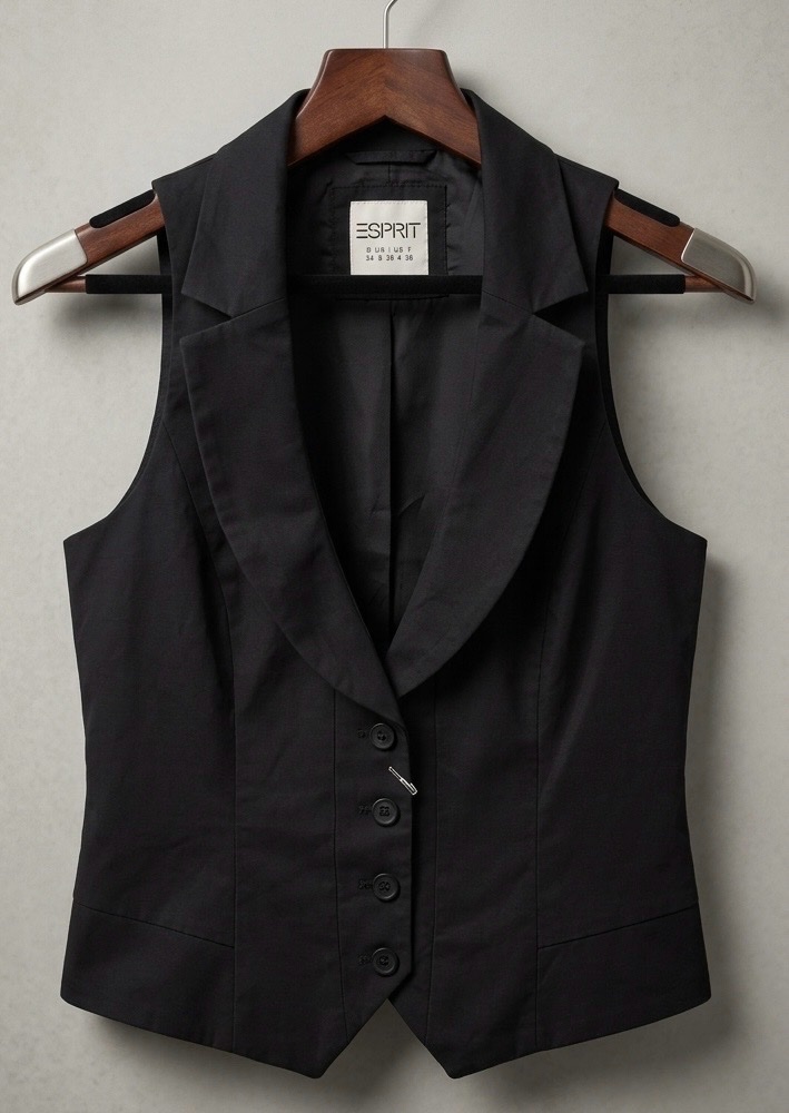 Black waistcoat