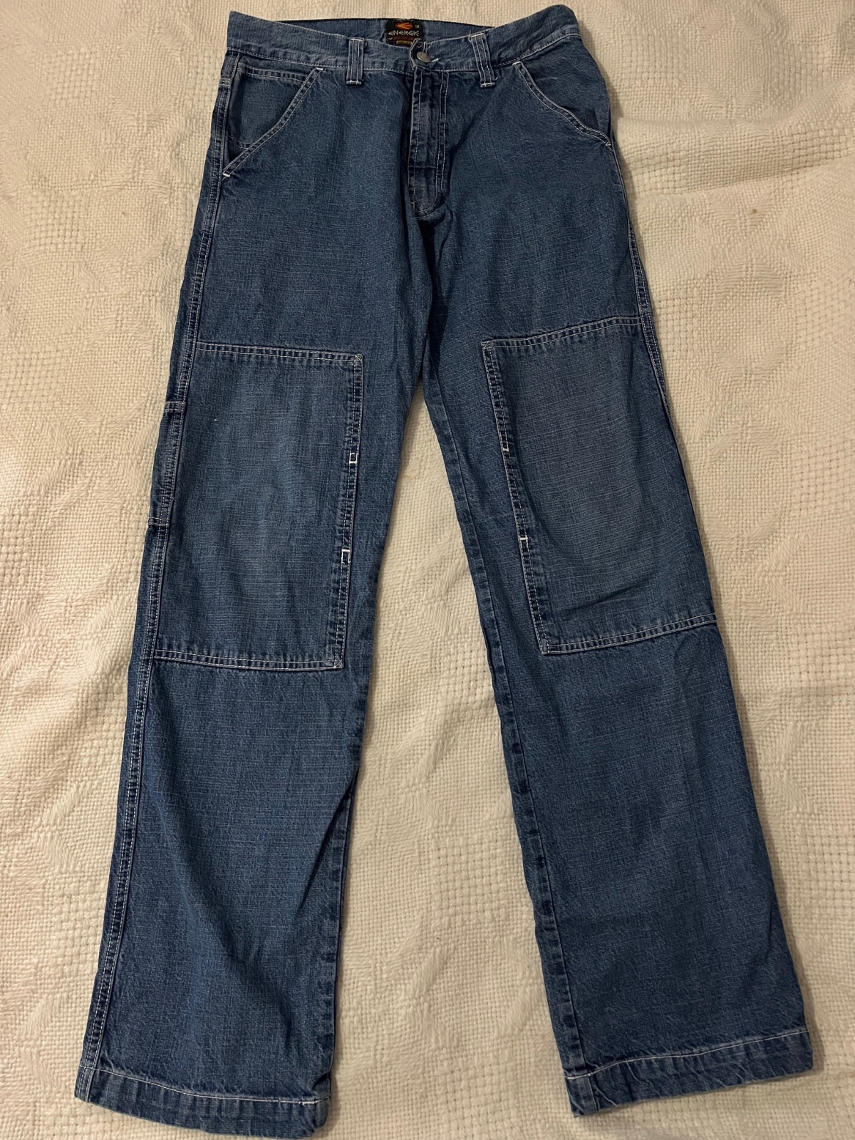 Pantalon straight leg 