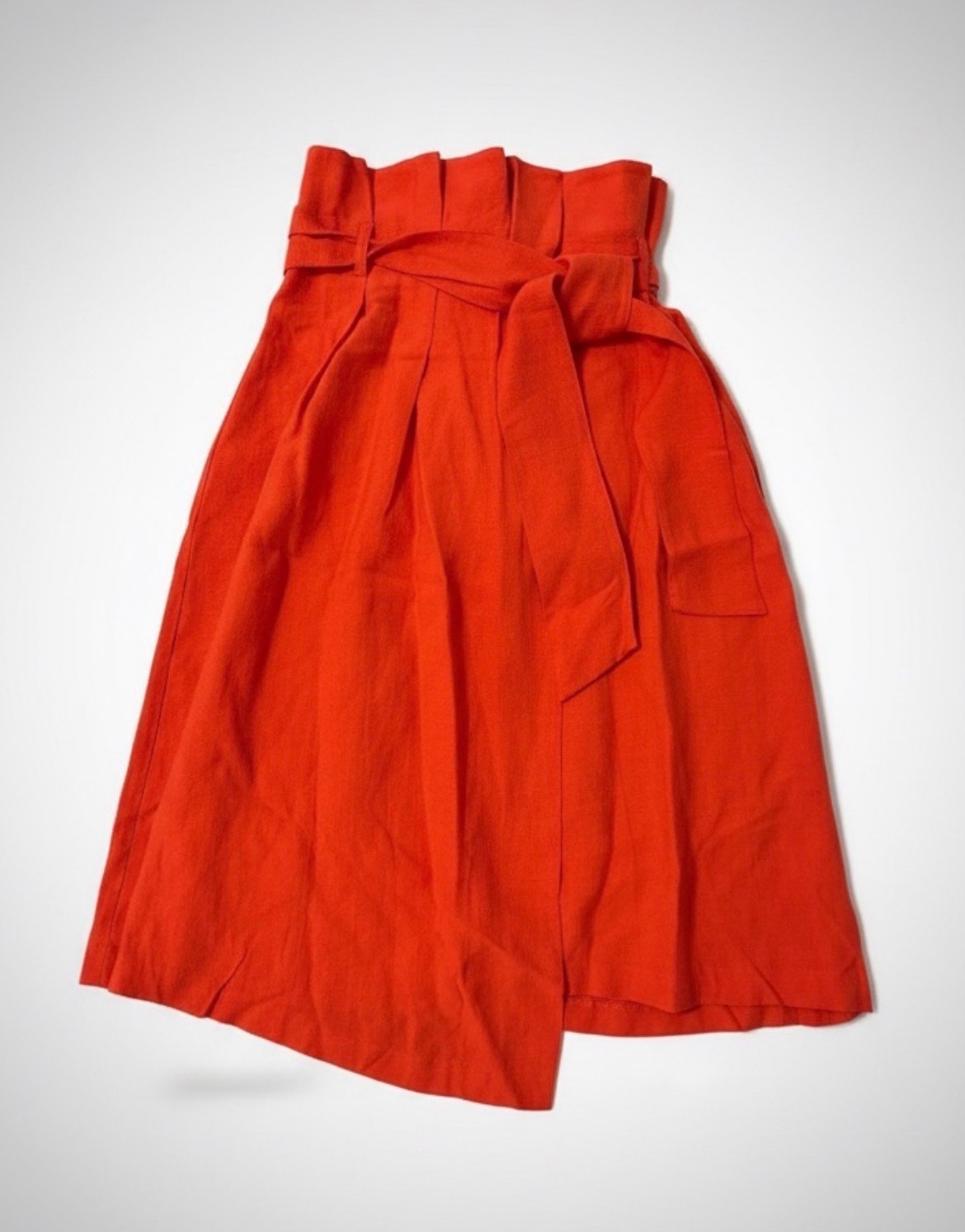 Jupe évasée orange ZARA