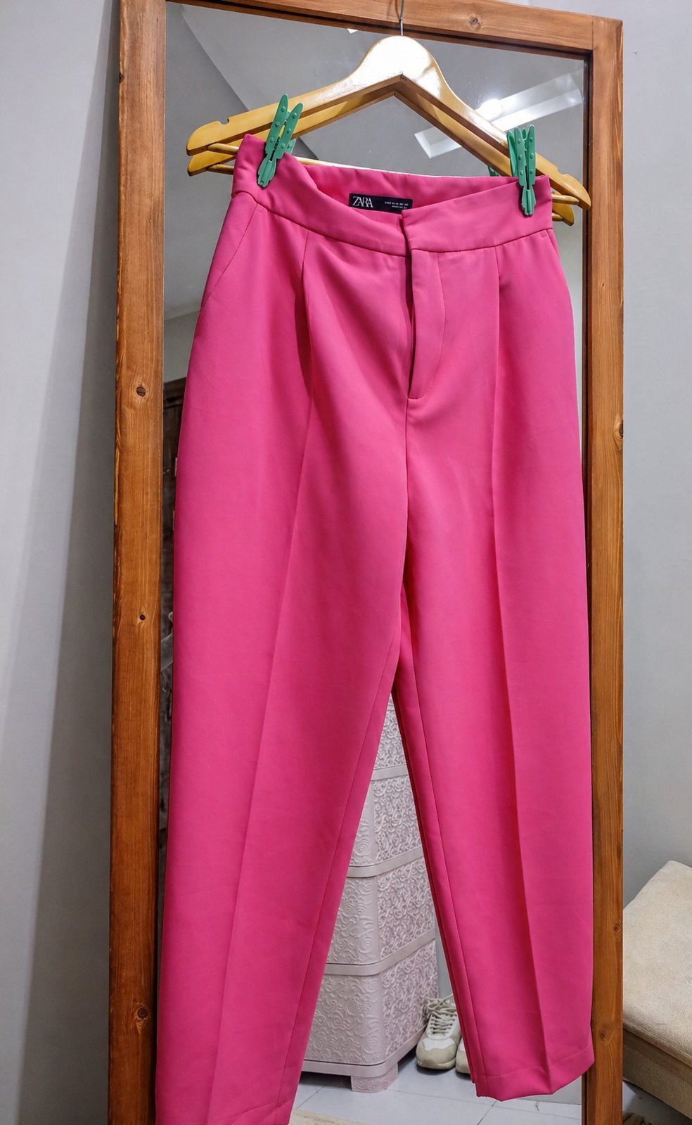 Pantalon Zara taille haute 