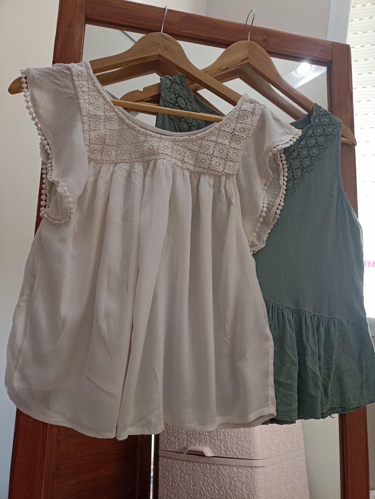 Lot de 3 chemise coton w 9amraya sans manches 