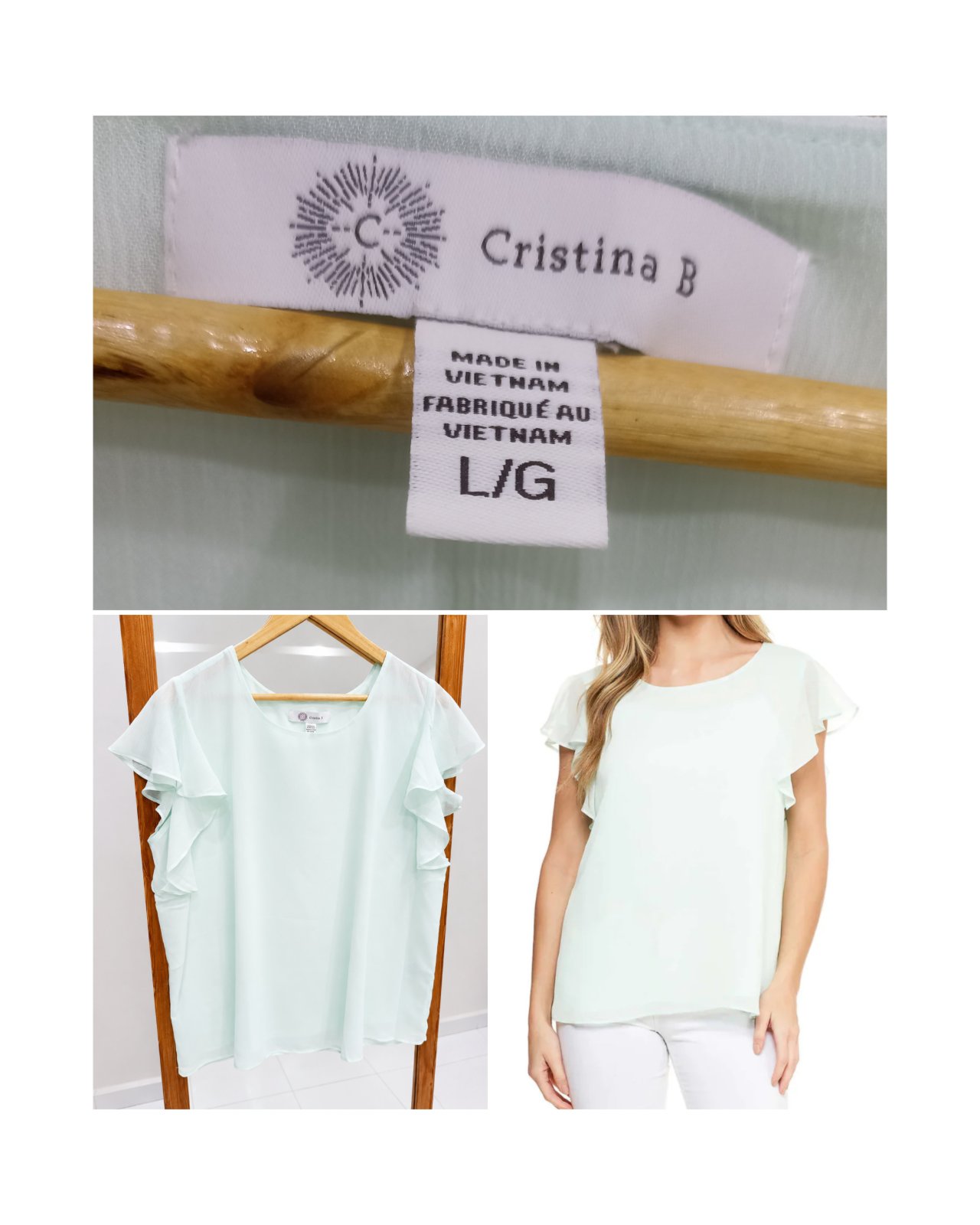 Une chemise ''Christina B''presque neuve 