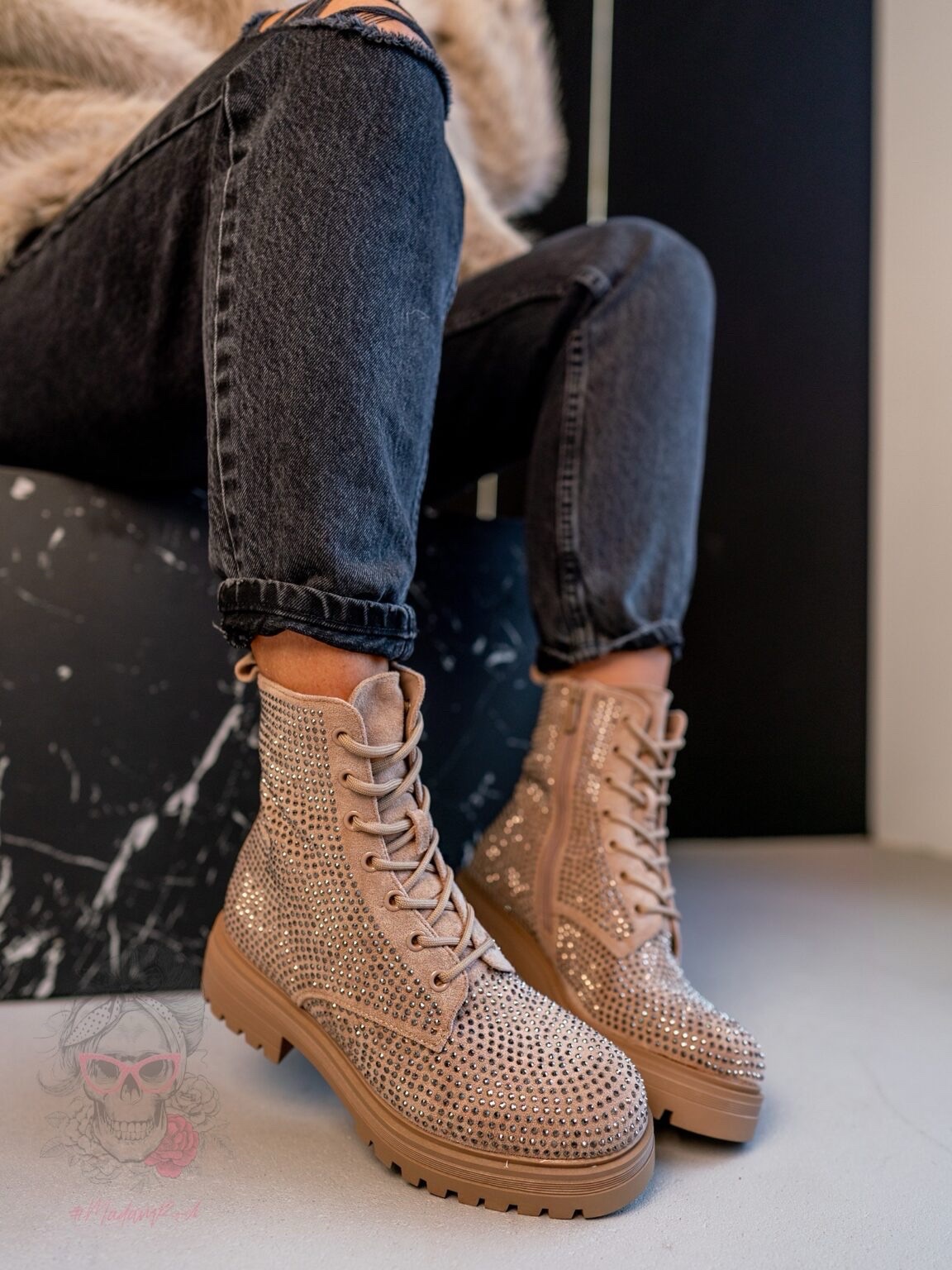 Bottines Camel 