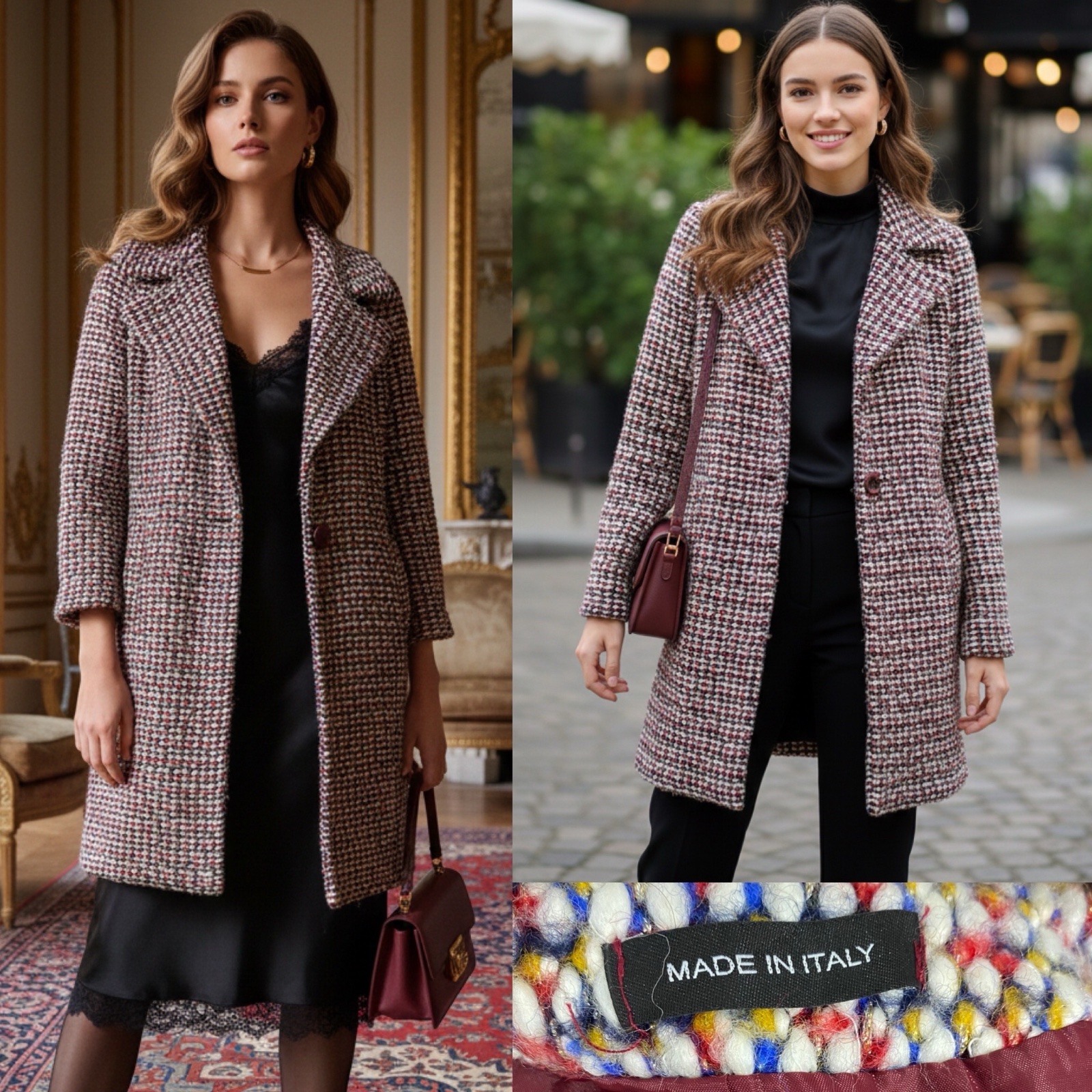 Waaw beau manteau made in italy