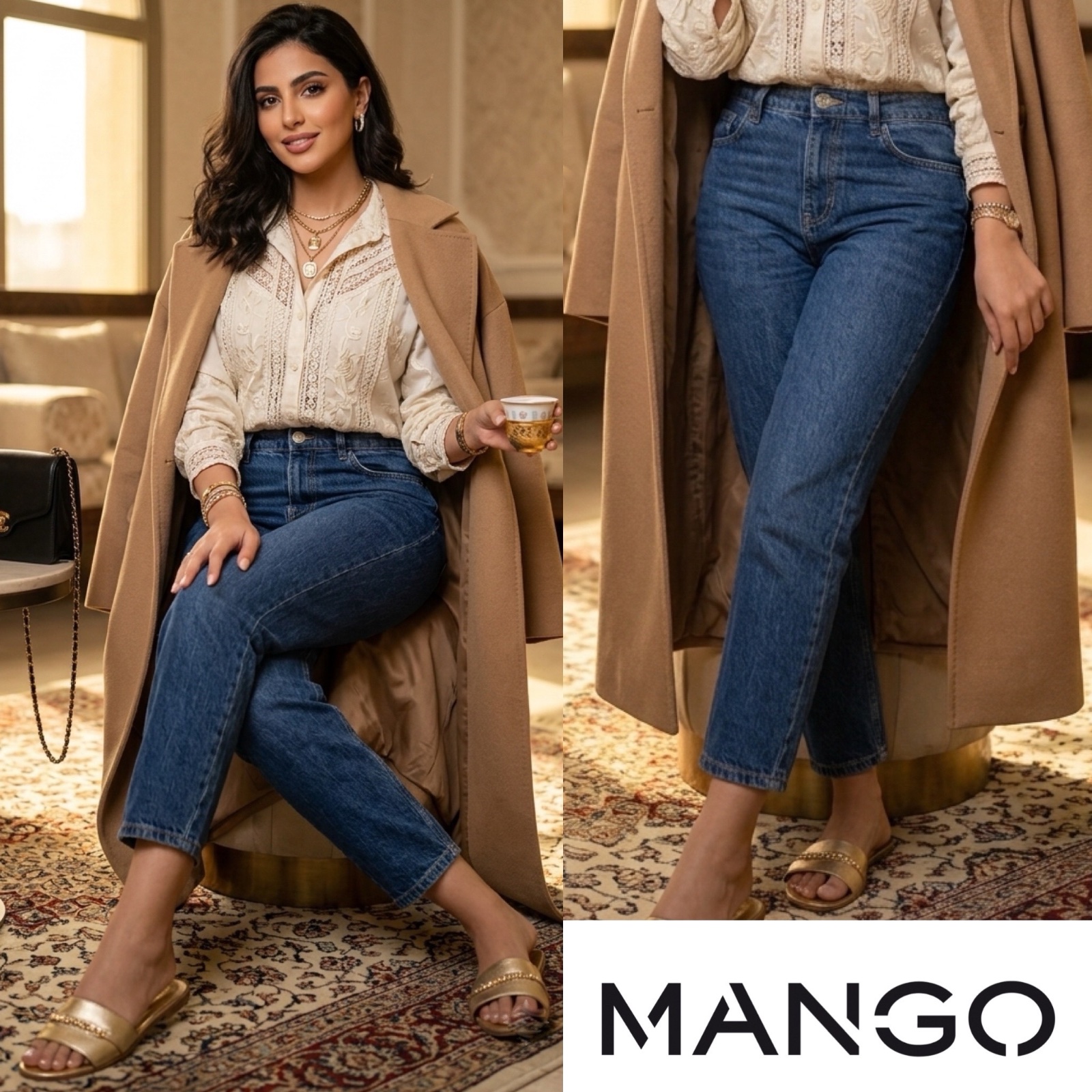 Beau pantalon mango comme neuf