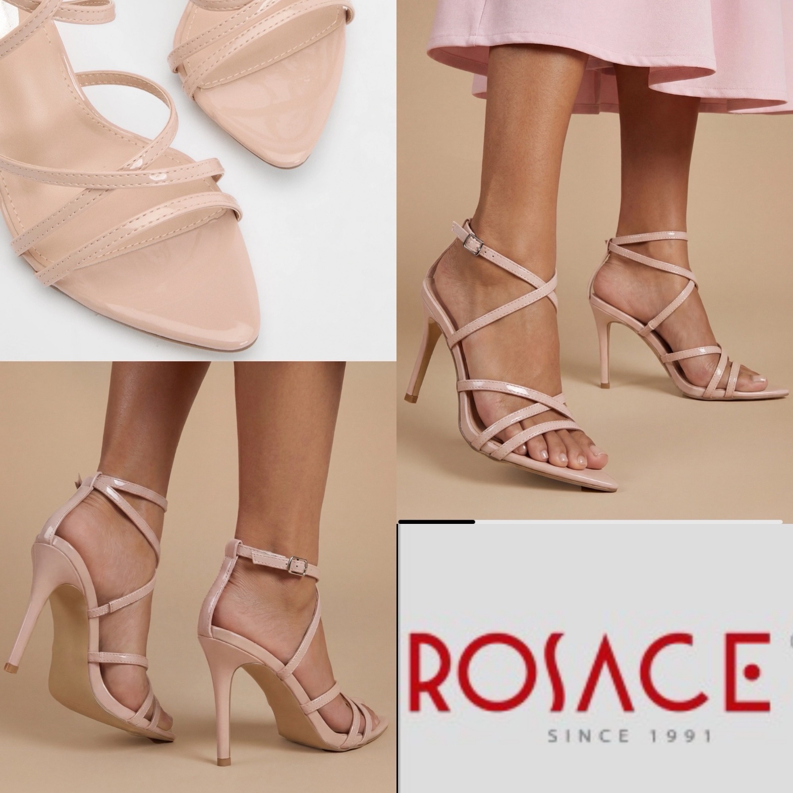 Waaw luxe sandales à talon rosace jamais porté