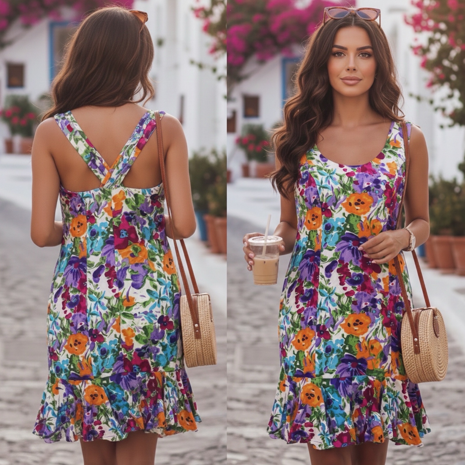 Waaw classe robe 100% rayon
