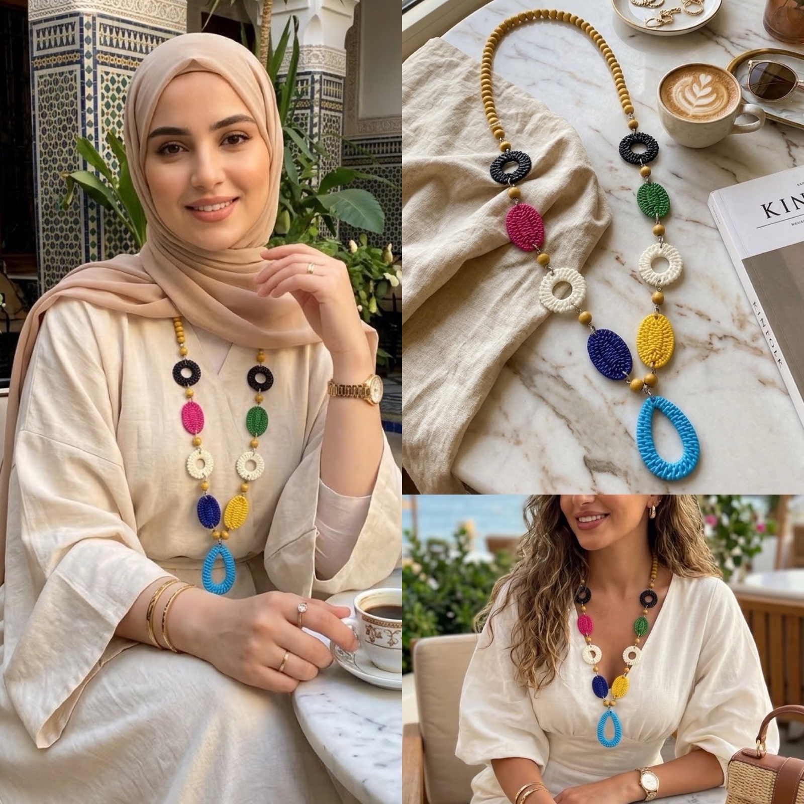Waaw belle collier multicolores 