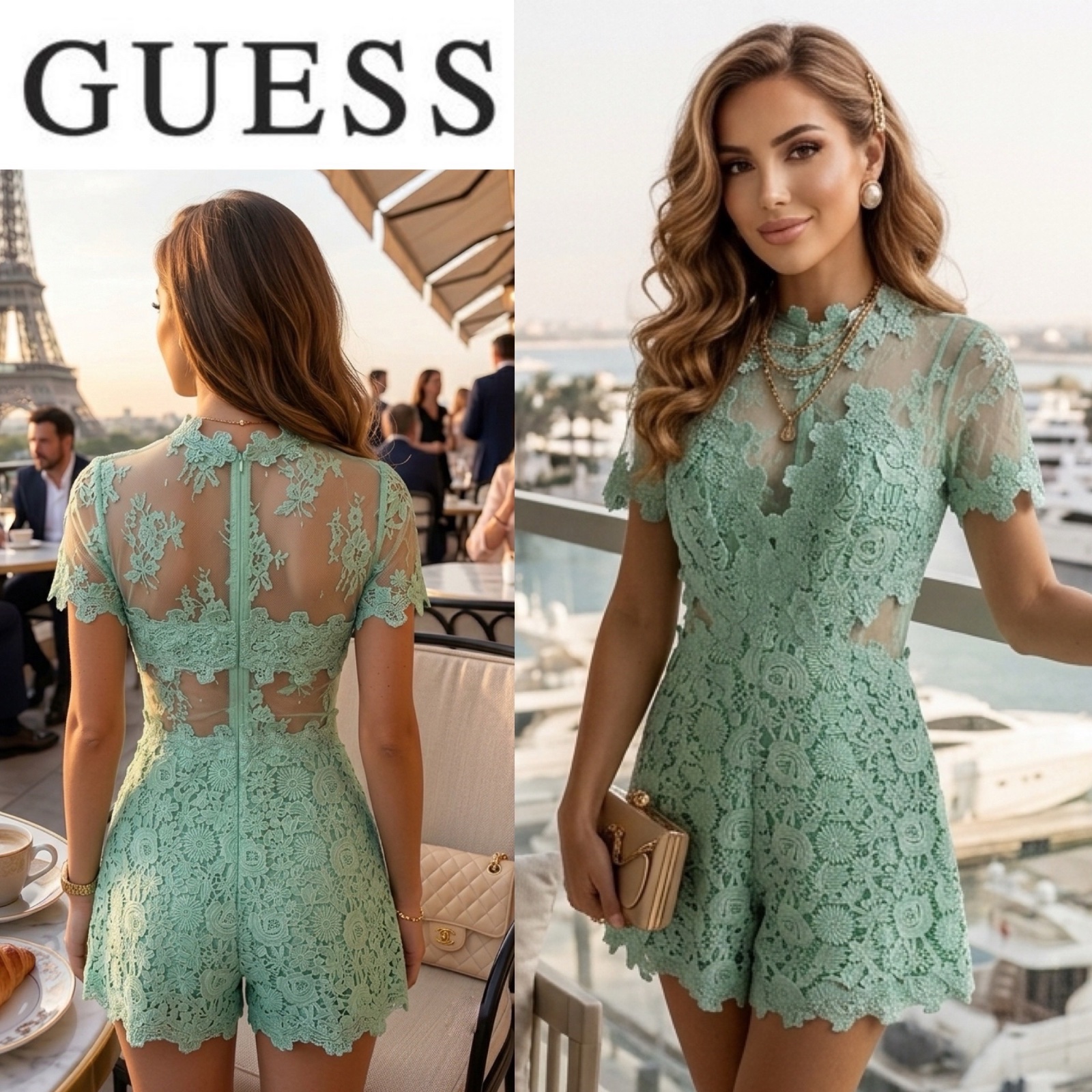 Waaw classe combishort guess xs/s