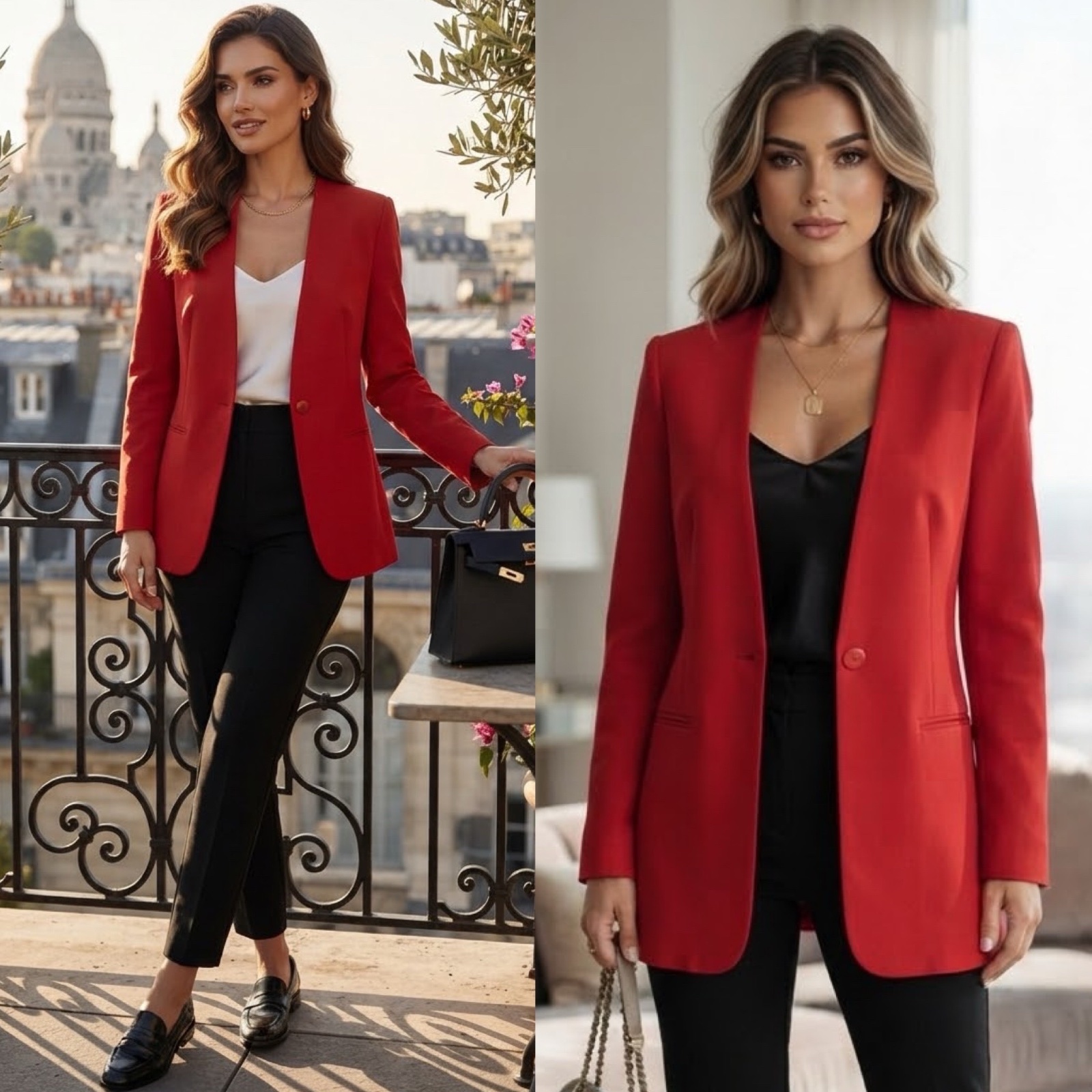 Classe blazer rouge 