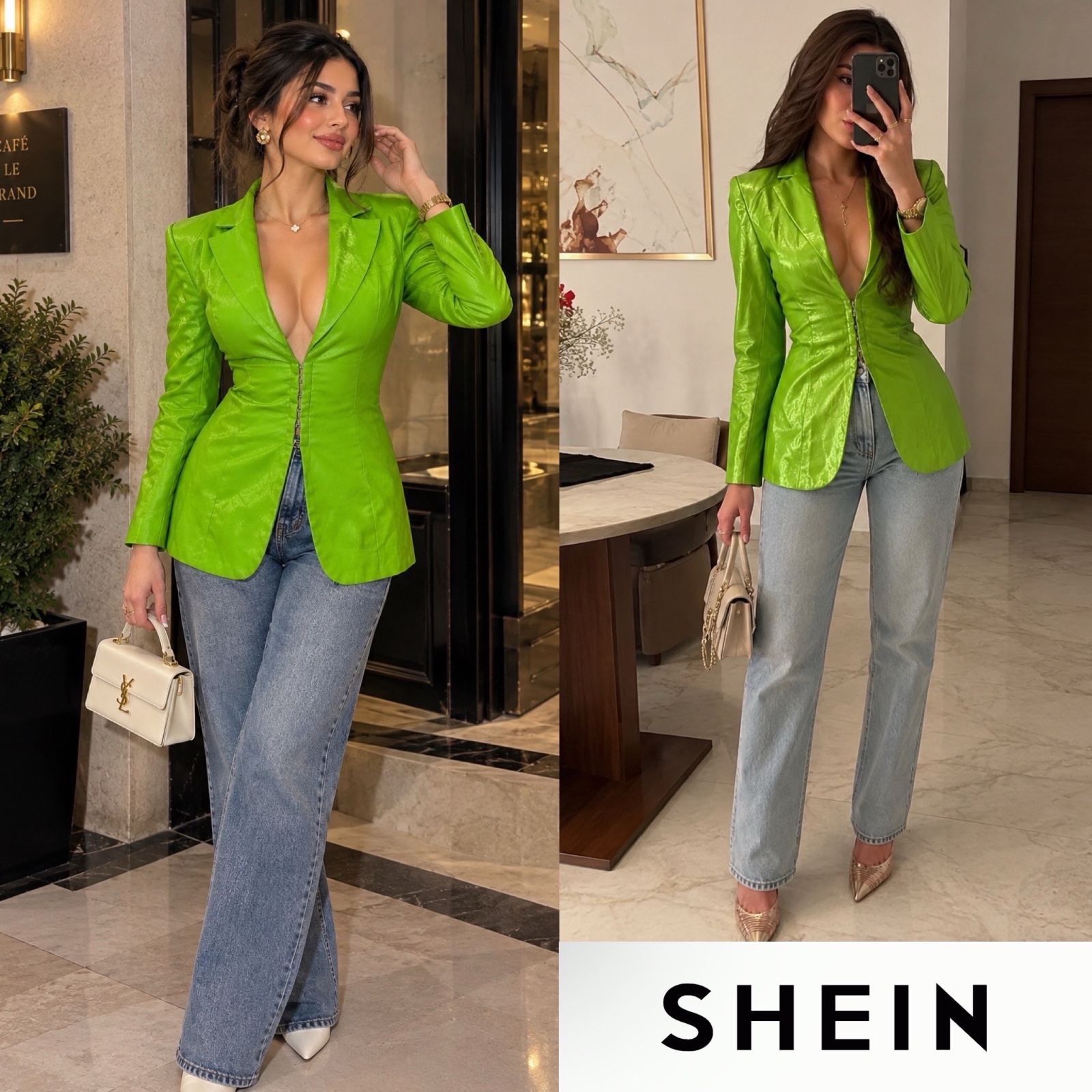 Classe blazer shein