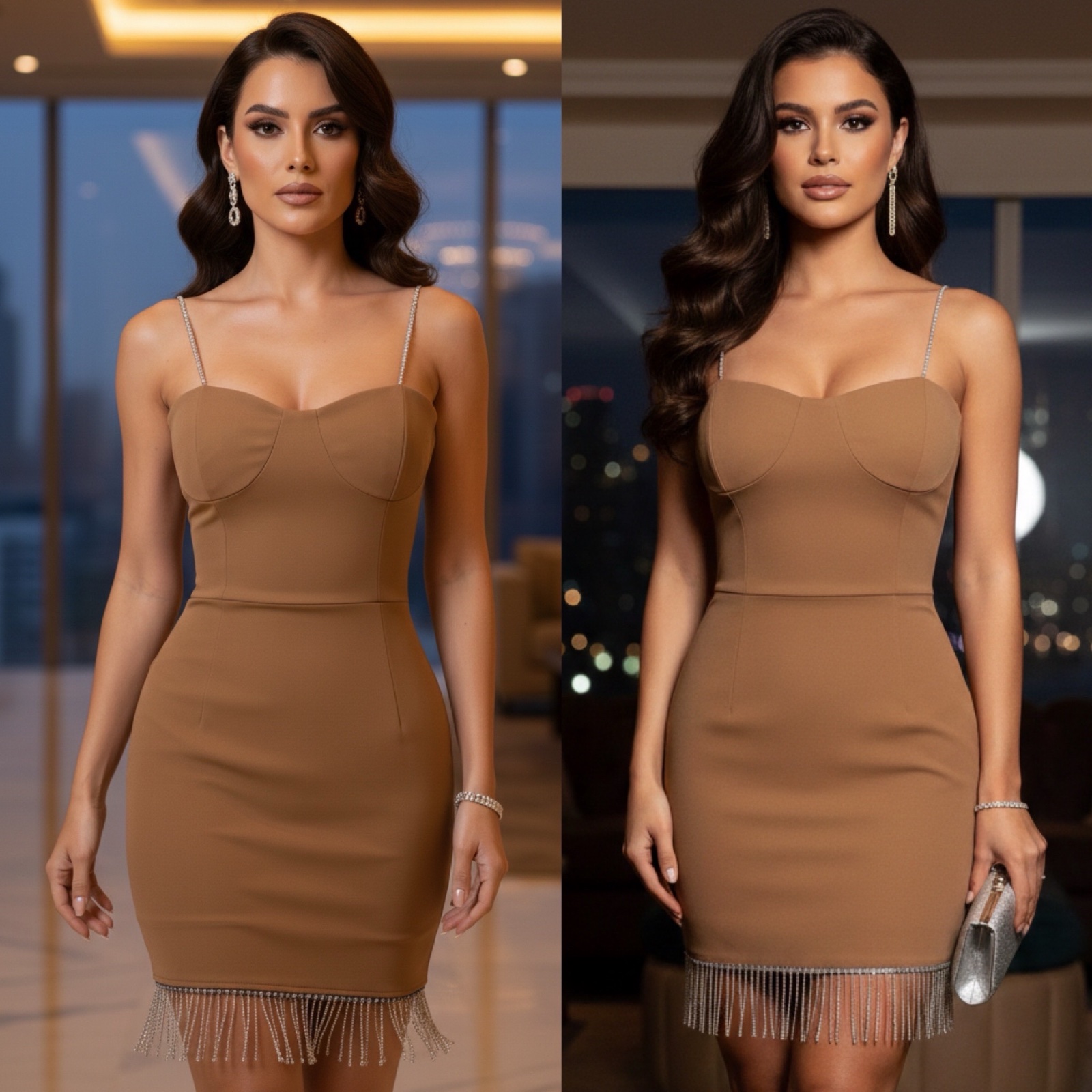 Waaw classe robe soirée made in italy