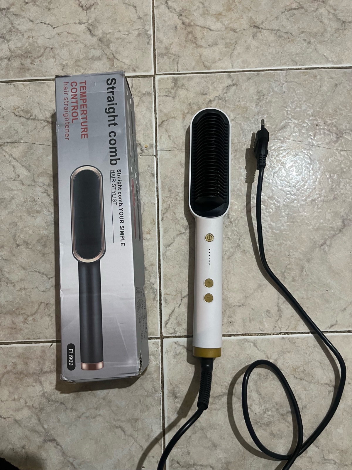 Brosse chauffante