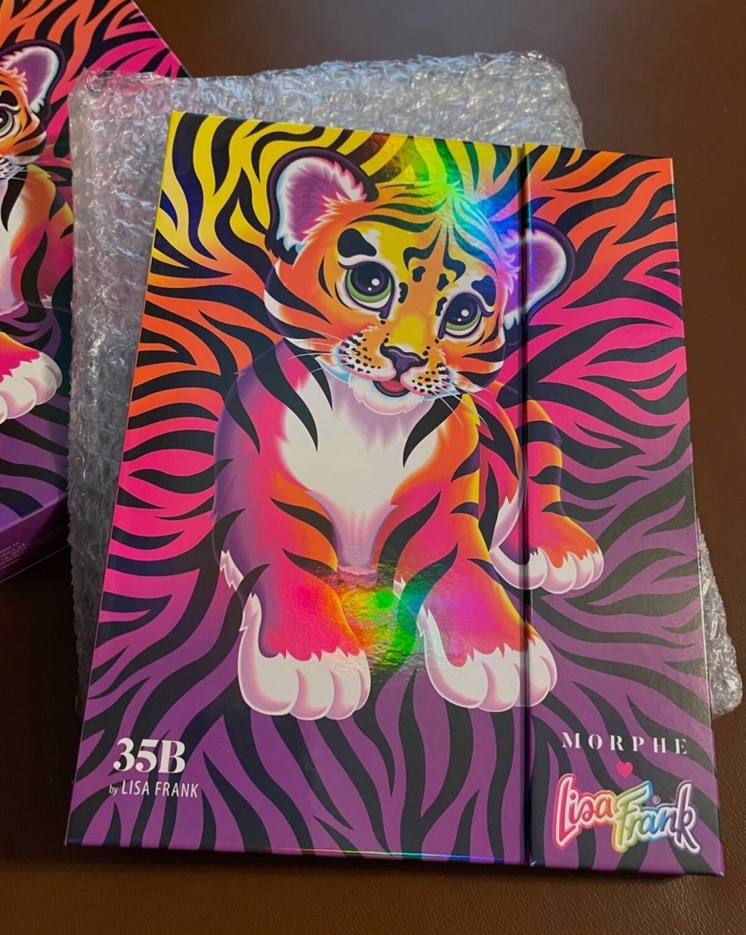 Nouvelle palette de fards à paupières Morphe x Lisa Frank Forrest the Tiger Artistry