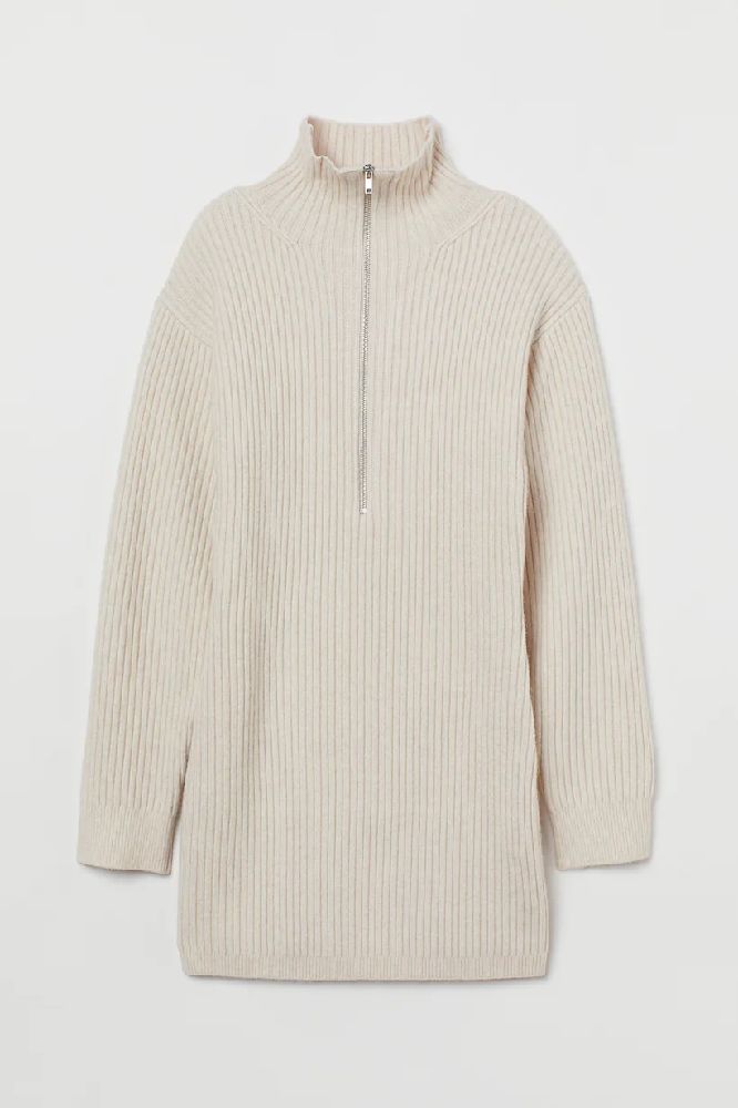 Robe pull h&m zipé