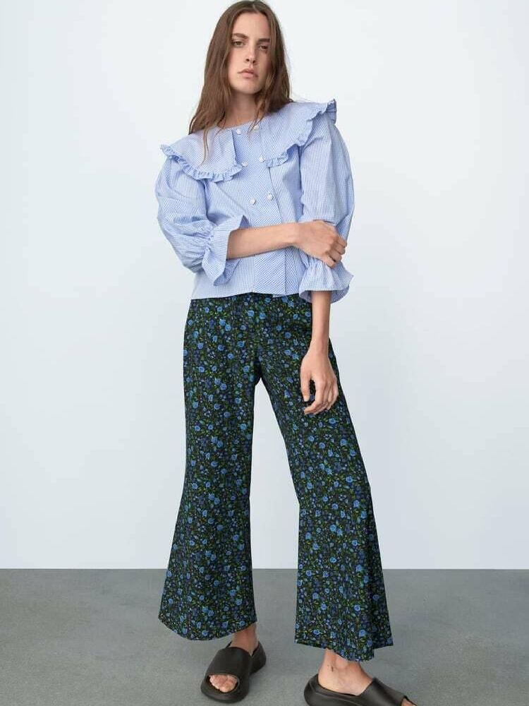 Pantalon zara taille haute 
