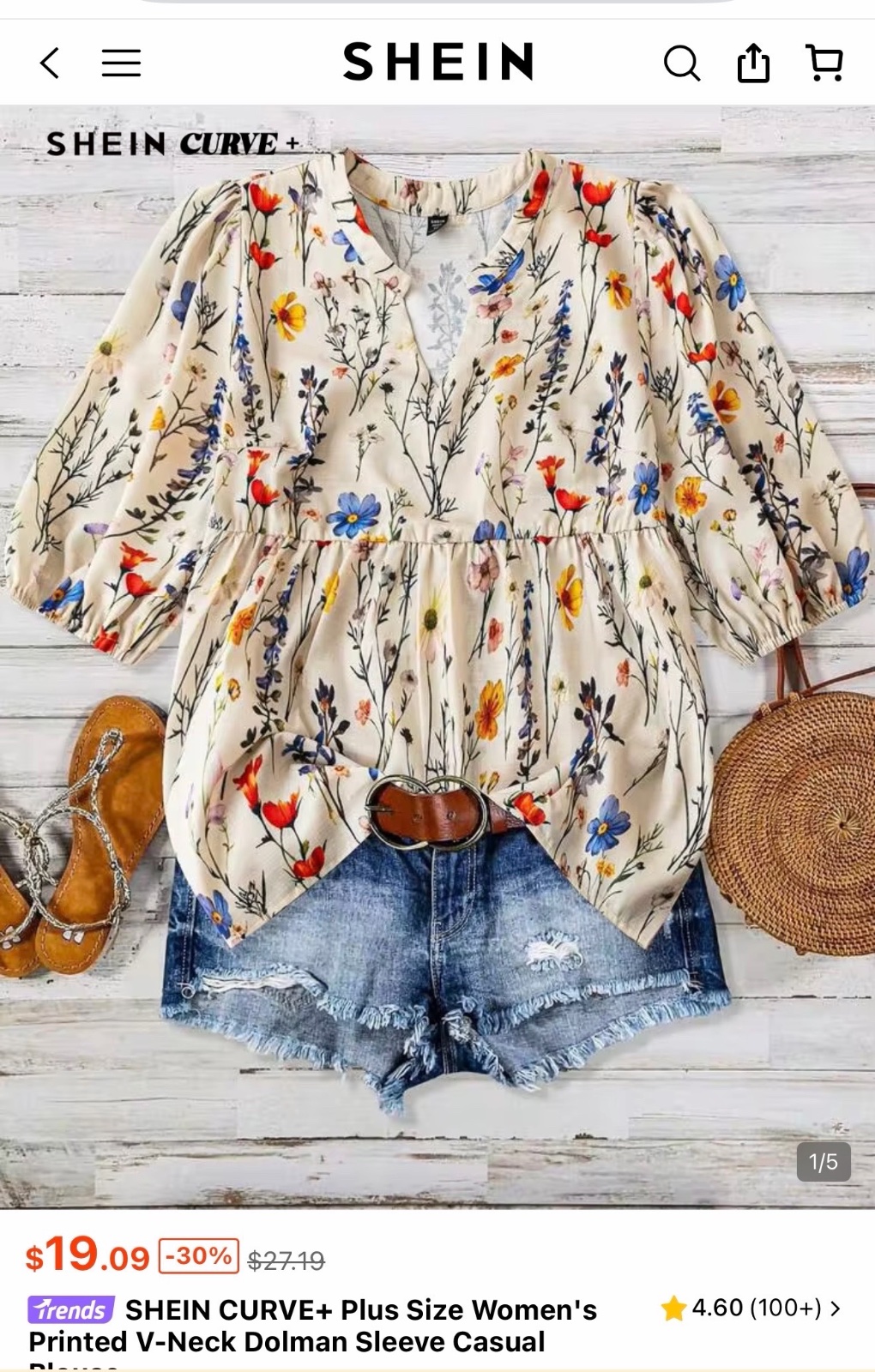 Blouse shein