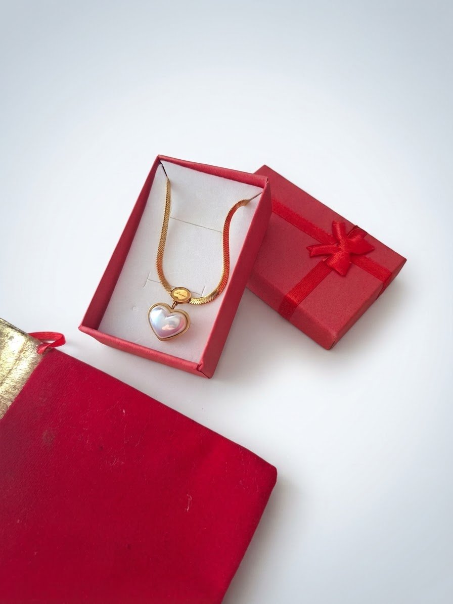 Collier en acier inoxydable doré 