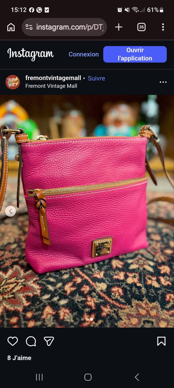 Sac à bandoulière dooney and bourke 