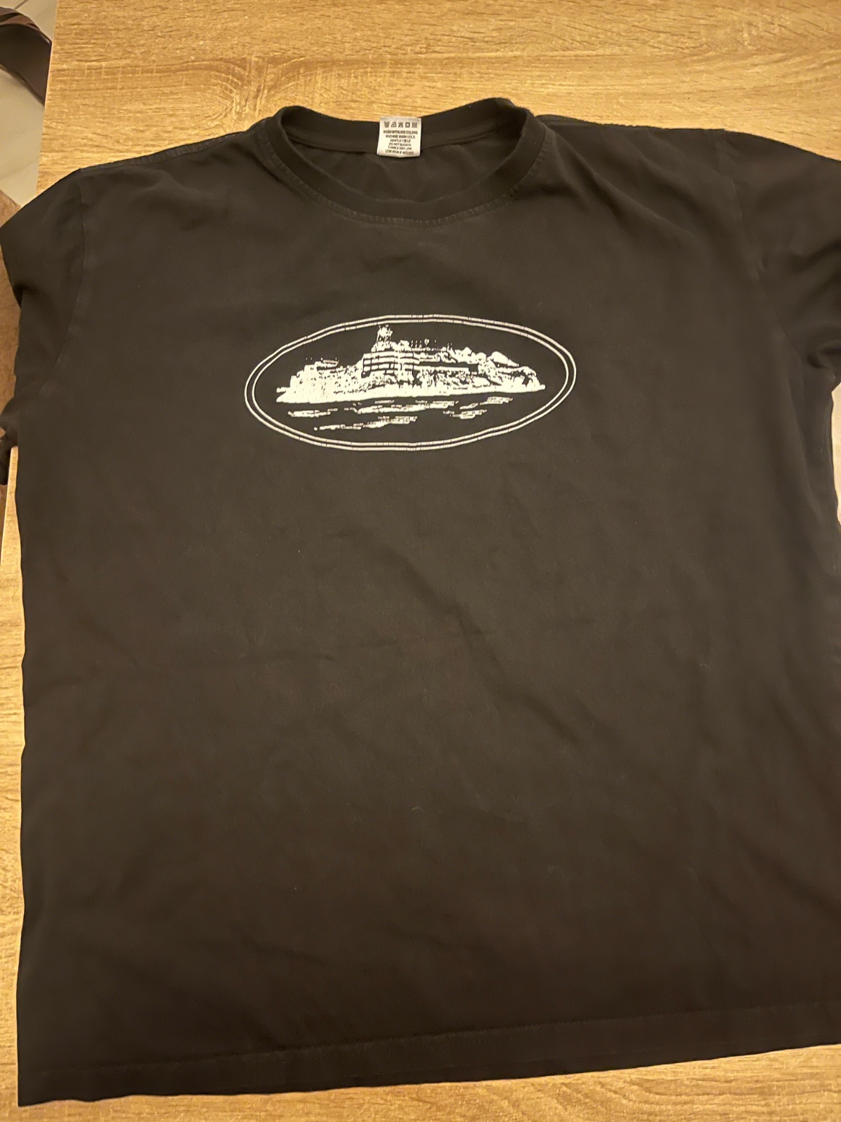 T-shirt Corteiz OG Island Logo Noir