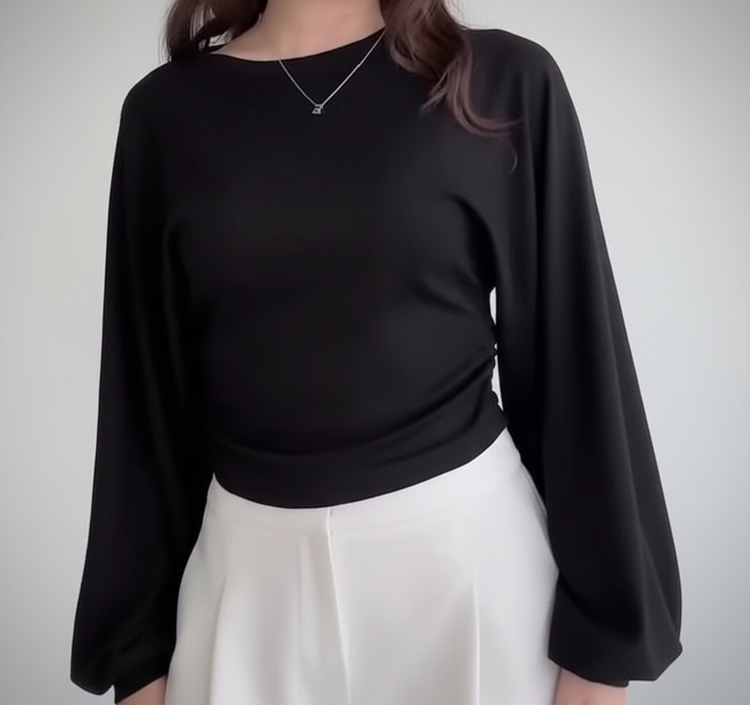 Top élégant manches larges