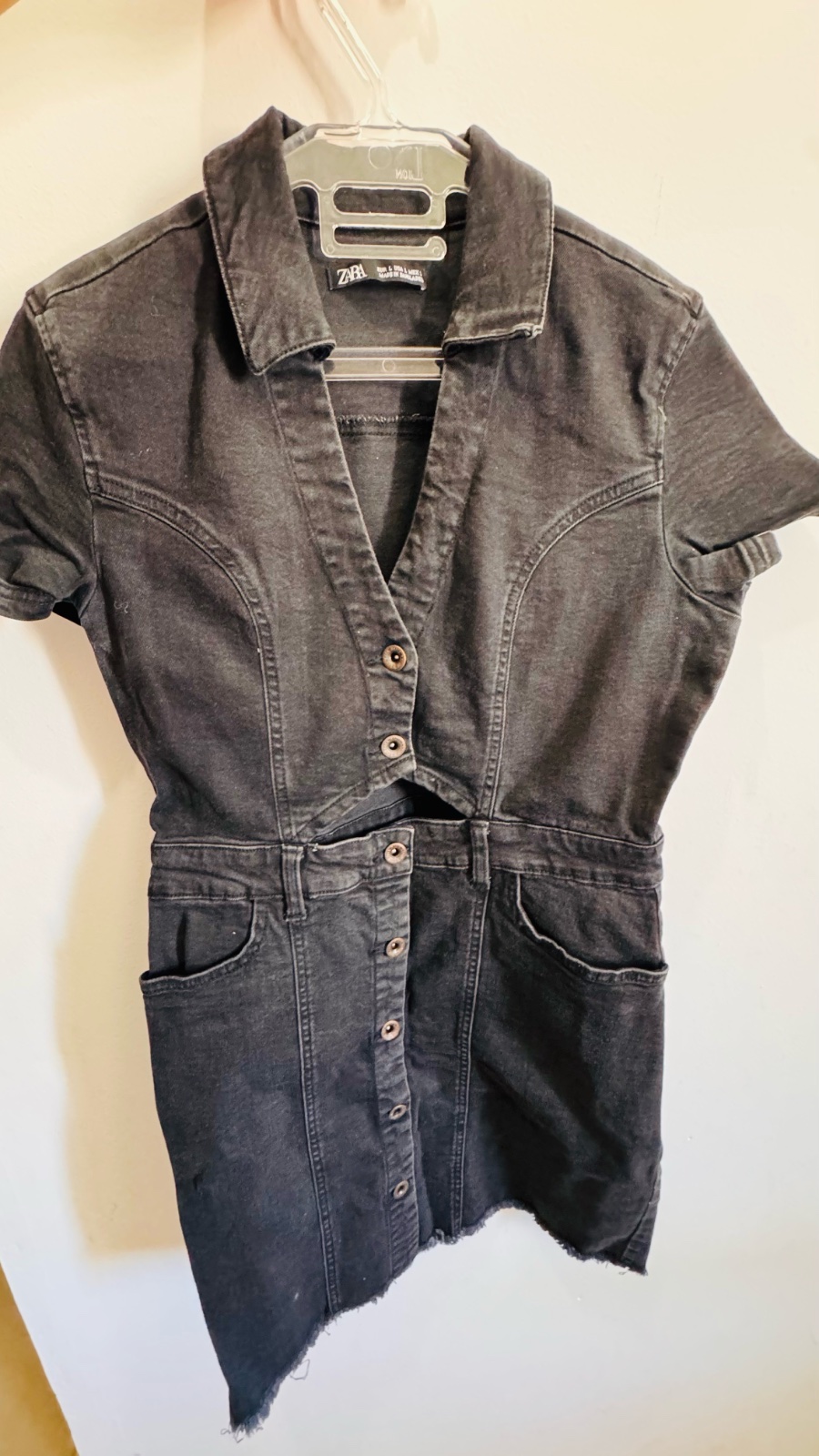 Robe noir jeans ZARA