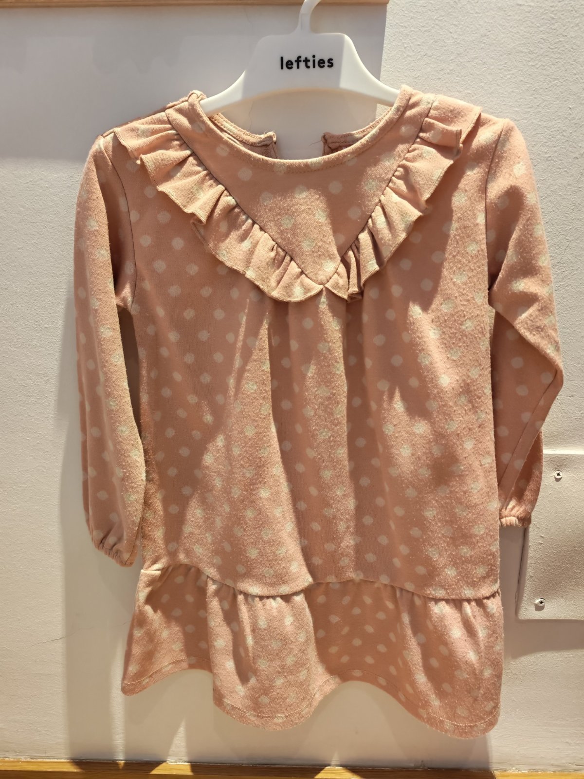 Robe robe poudré à petit pois