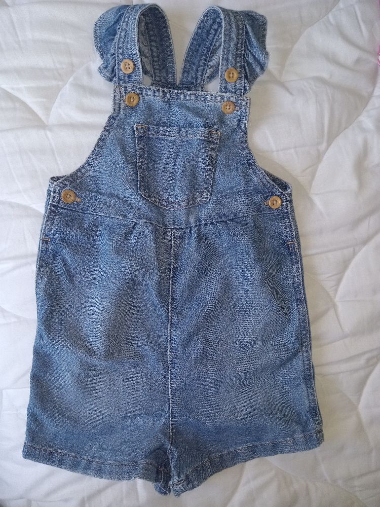 Salopette shorts fille 