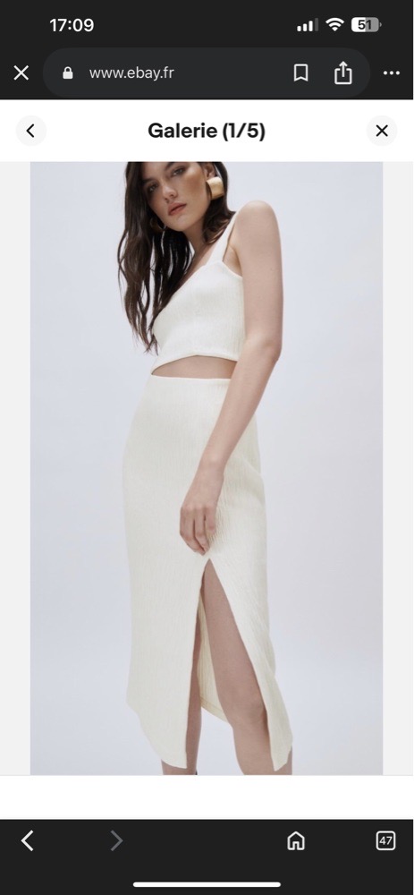 Jupe midi 