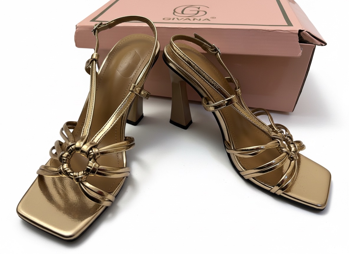 Talon couleur bronze 