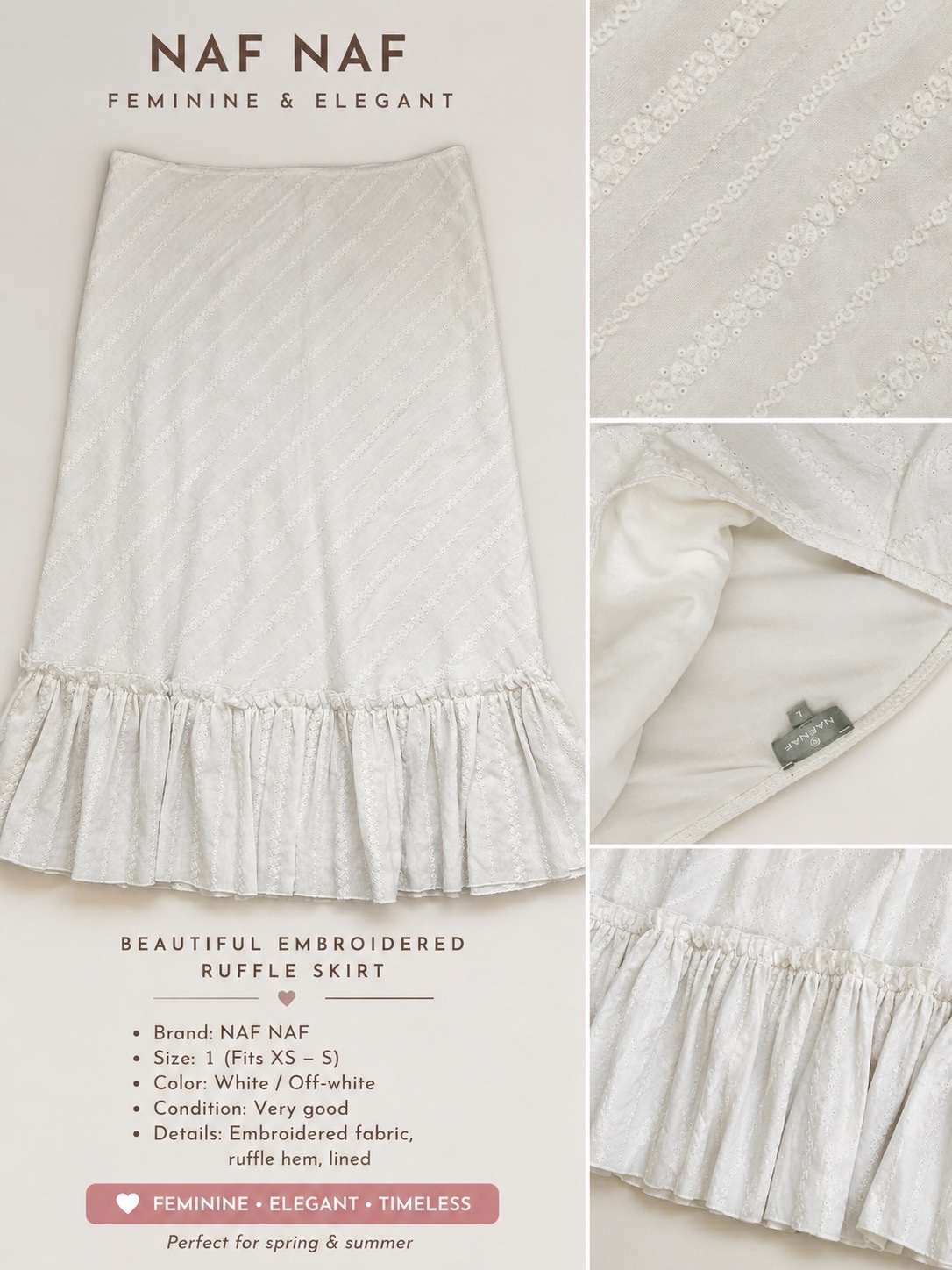 Jupe blanche
