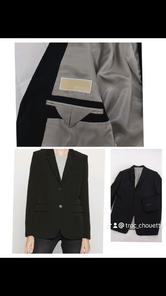 Blazer noir michael kors 